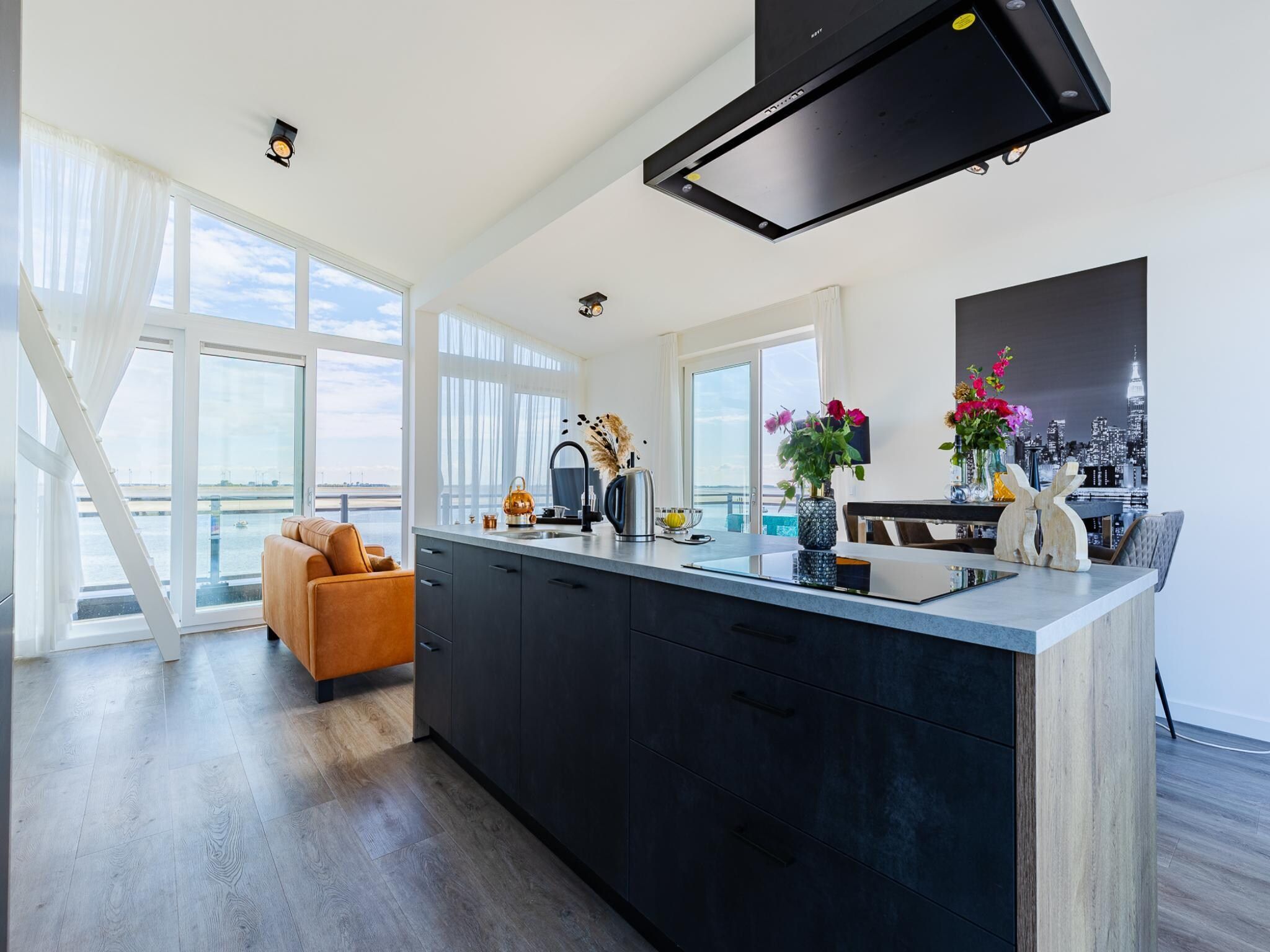 De keuken van Penthouse at the beach - with balcony | No. 26 - 2 Pers.  | Vista Maris in Sint-Annaland