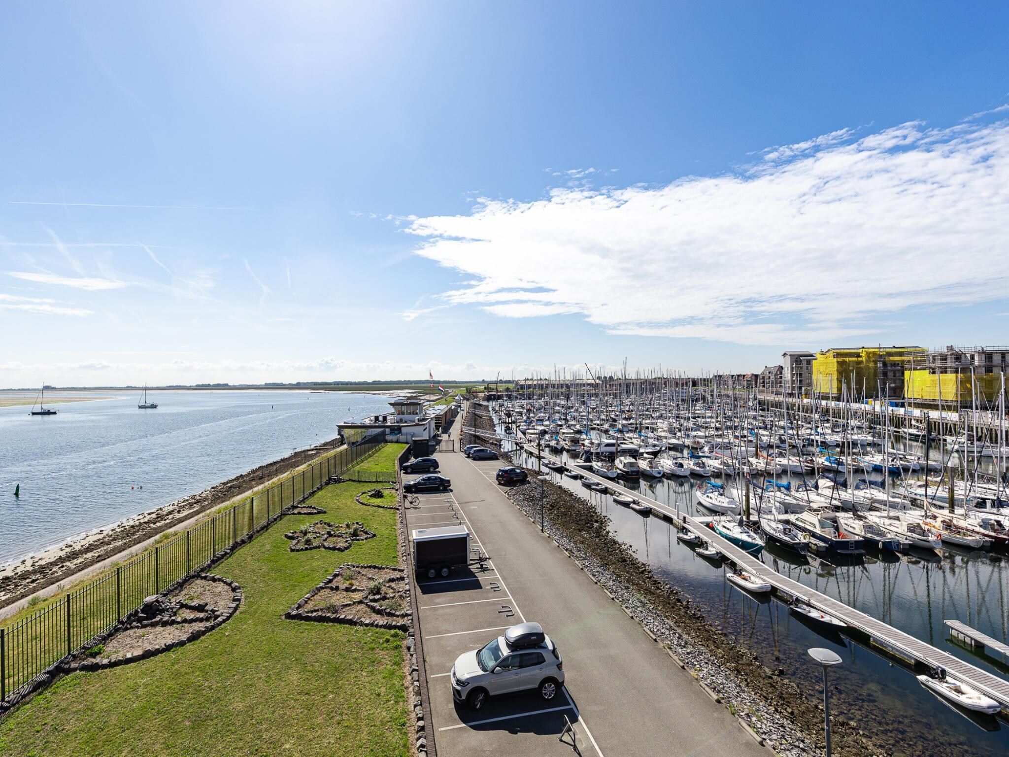 Het uitzicht vanaf Penthouse at the beach - with balcony | No. 26 - 2 Pers.  | Vista Maris in Sint-Annaland