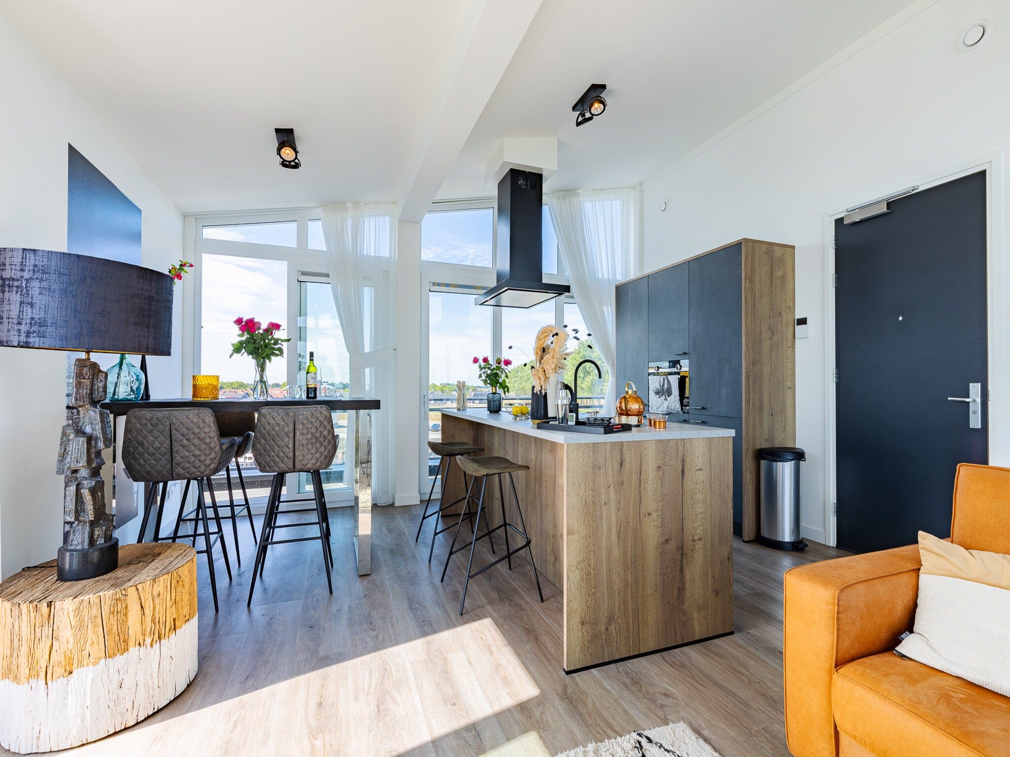 De keuken van Penthouse at the beach - with balcony | No. 26 - 2 Pers.  | Vista Maris in Sint-Annaland