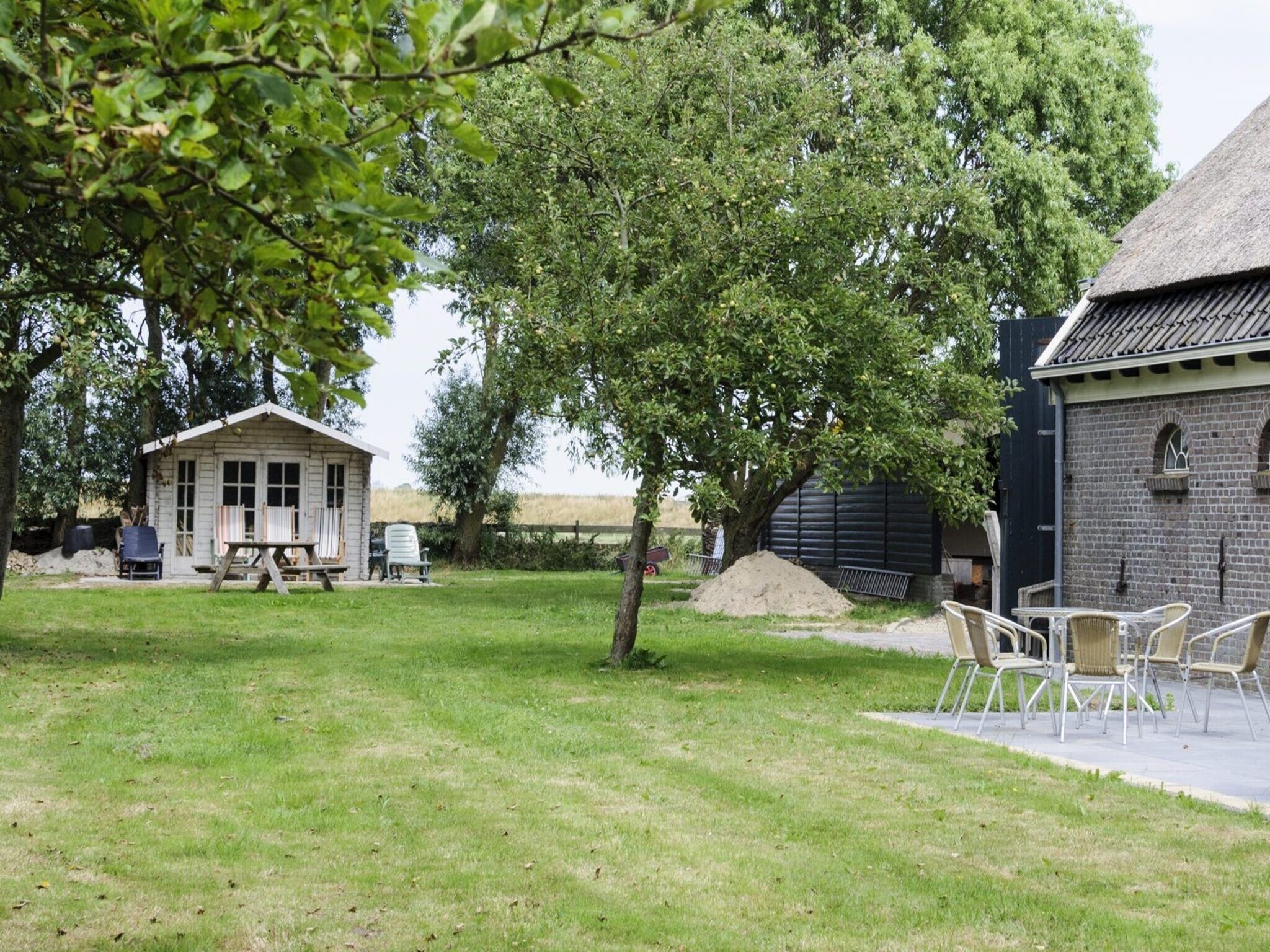 De tuin van Groepsaccomodatie - Balkenhoeve in Schagen