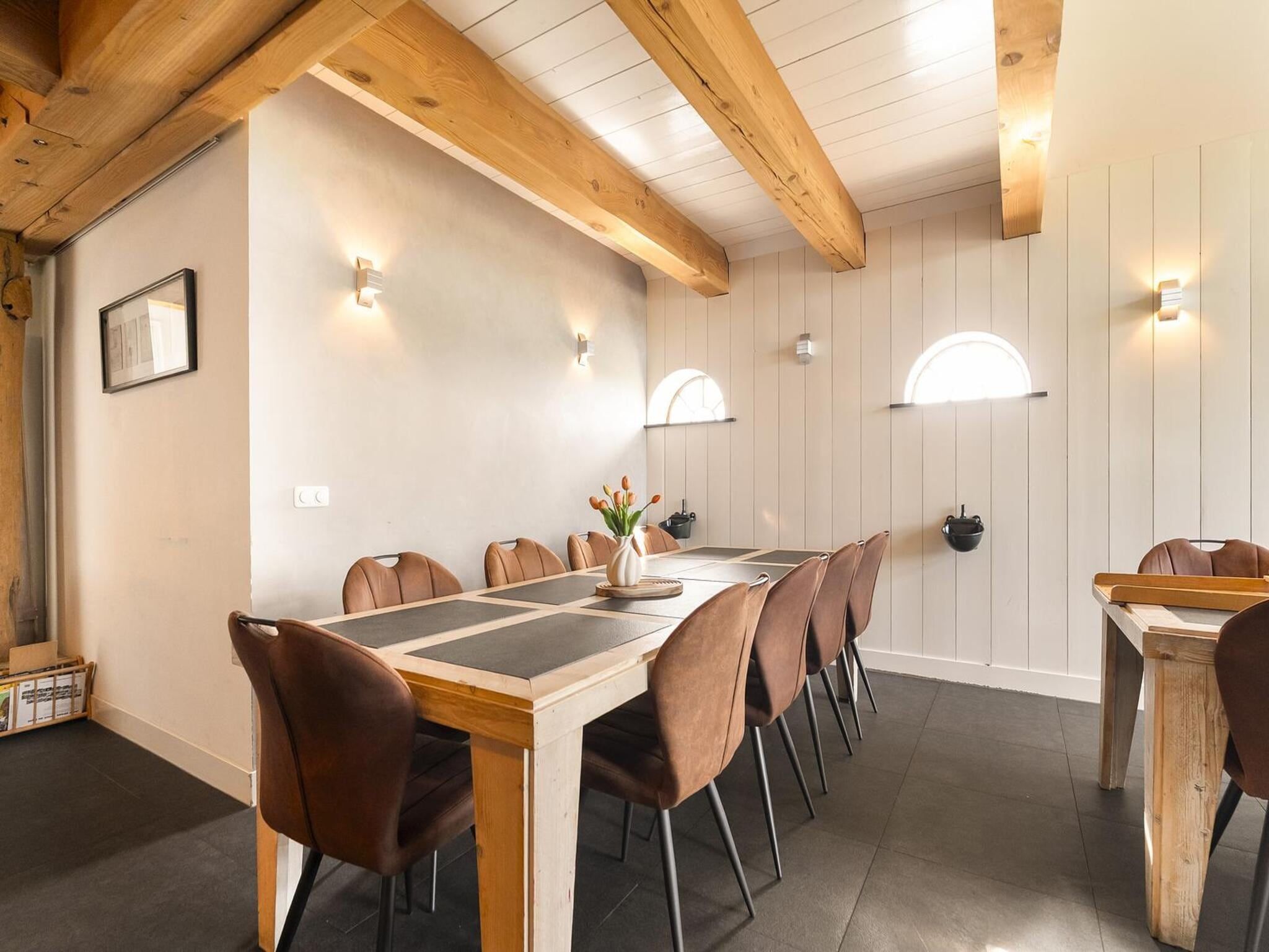 De eetkamer van Groepsaccomodatie - Balkenhoeve in Schagen