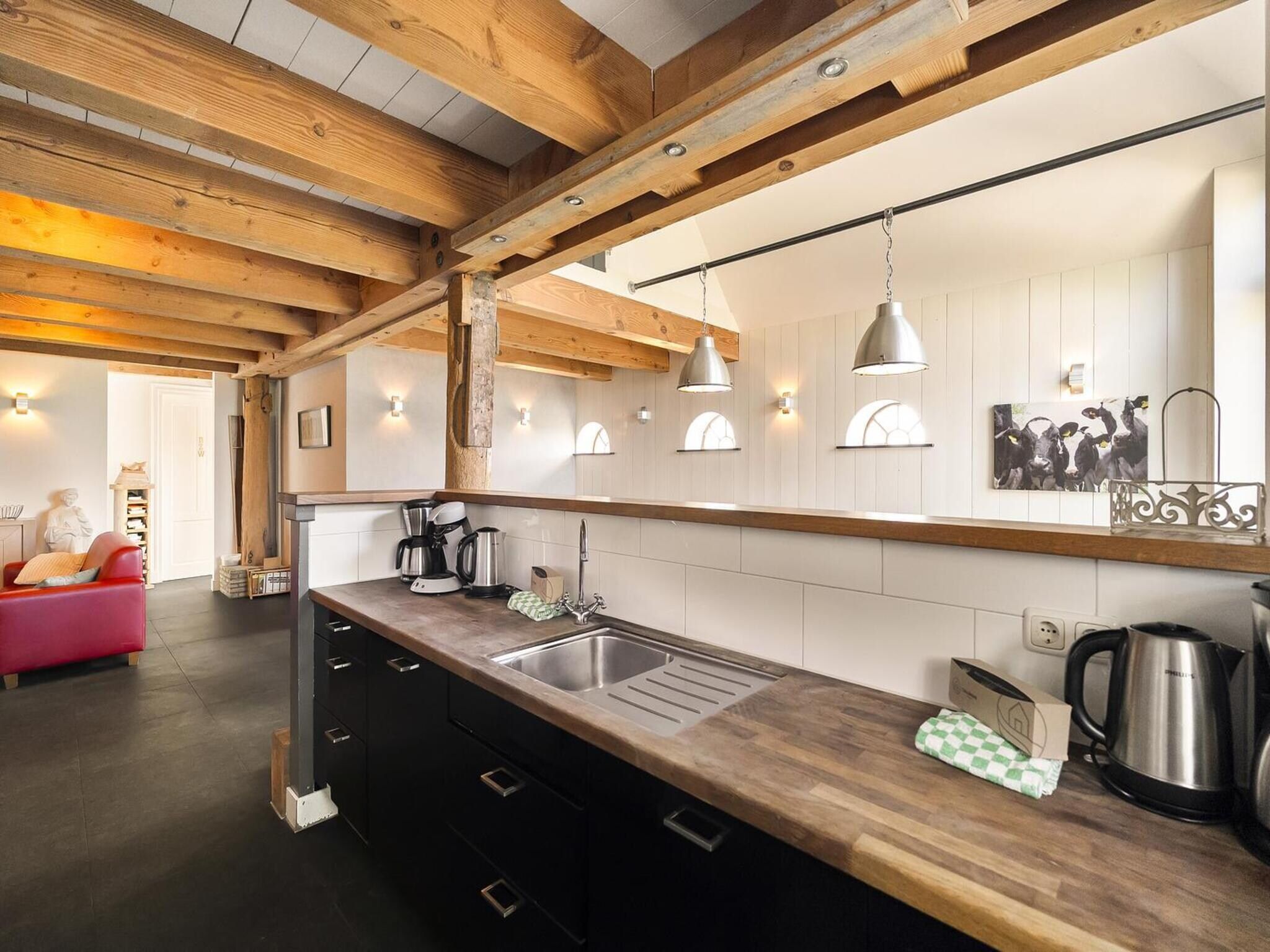De keuken van Groepsaccomodatie - Balkenhoeve in Schagen