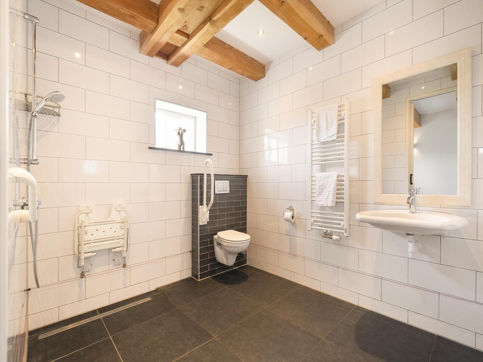 De badkamer van Groepsaccomodatie - Balkenhoeve in Schagen