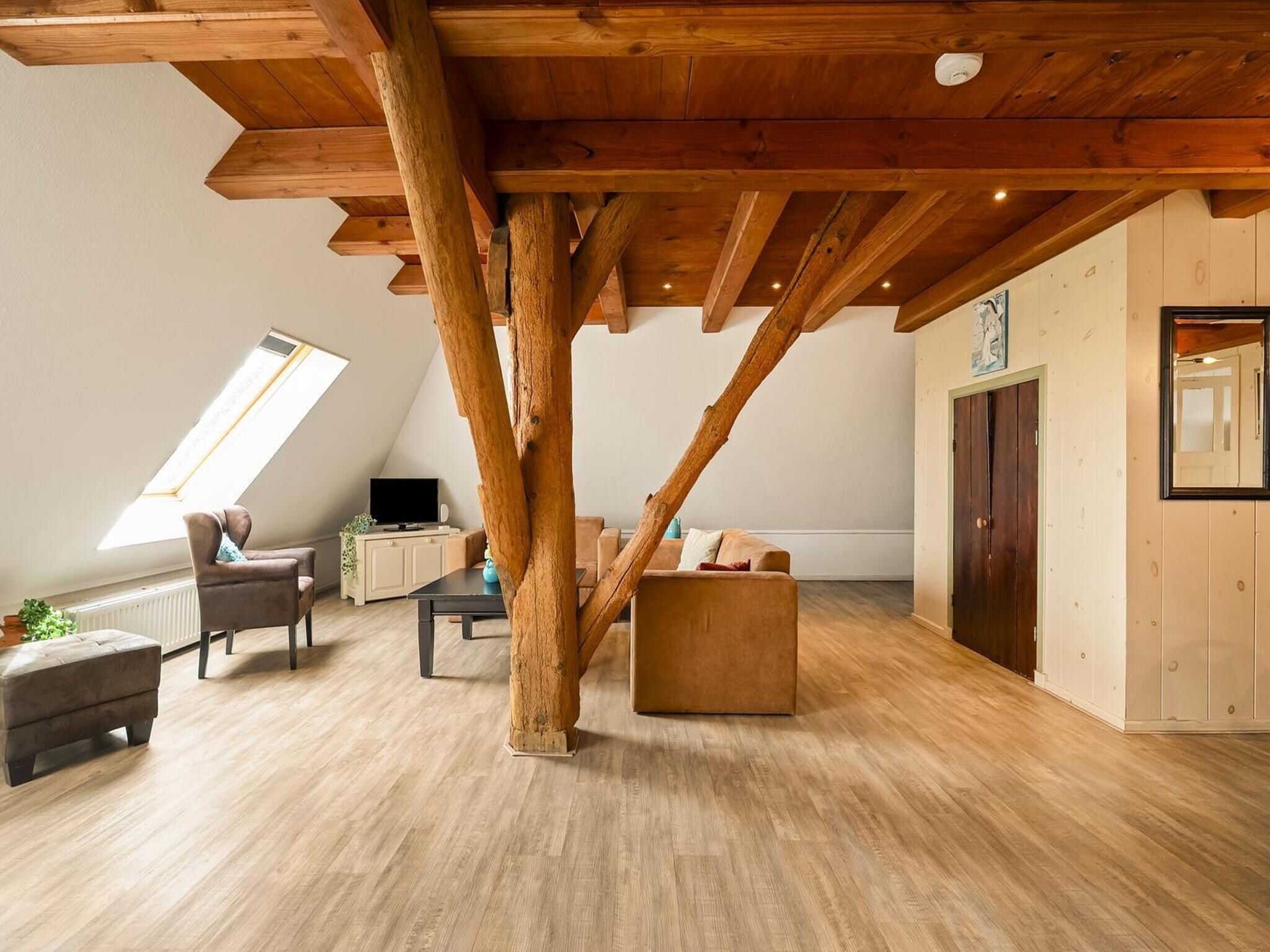 De woonkamer van Appartement Boerderij in Schagen