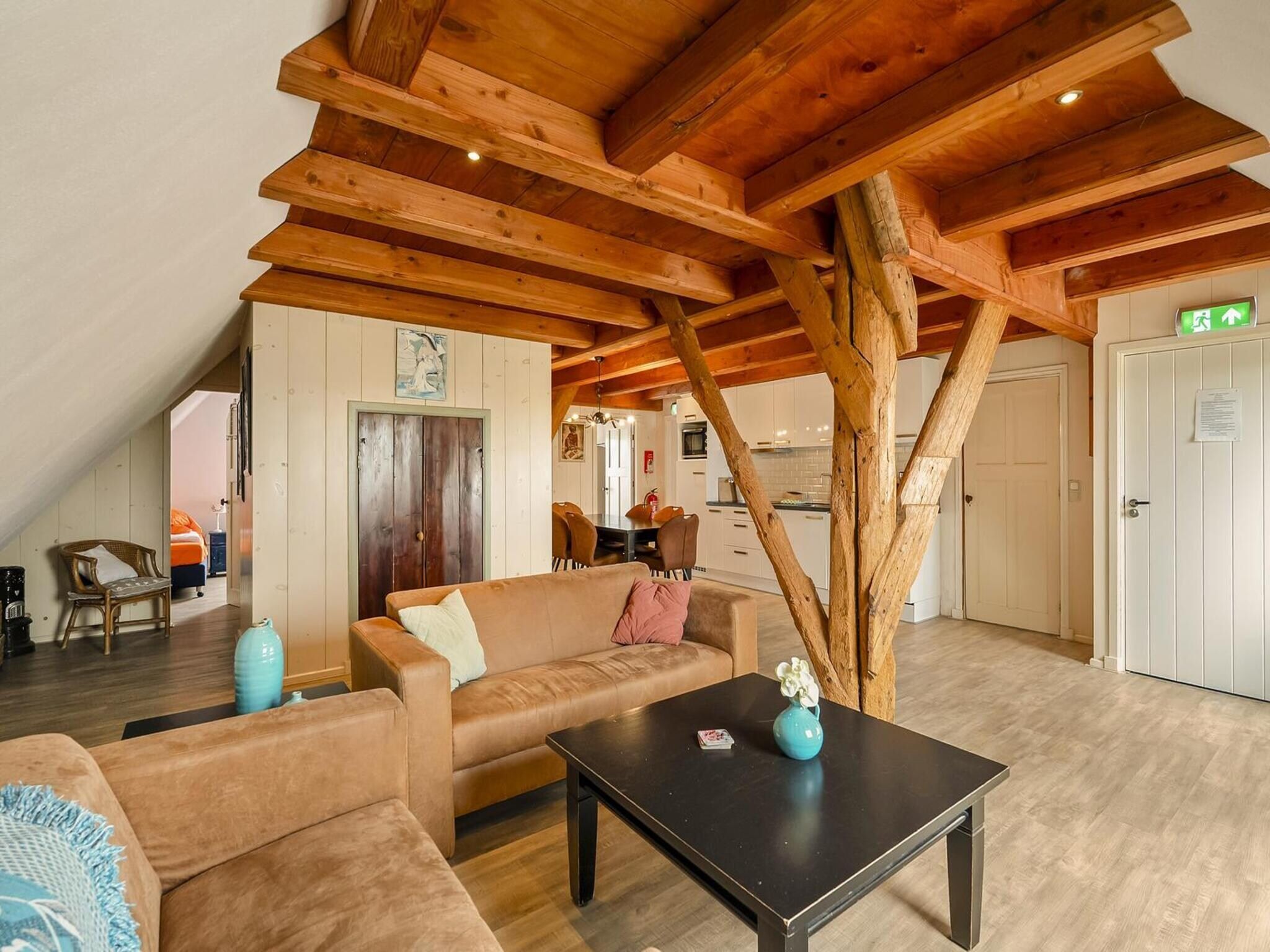 De woonkamer van Appartement Boerderij in Schagen