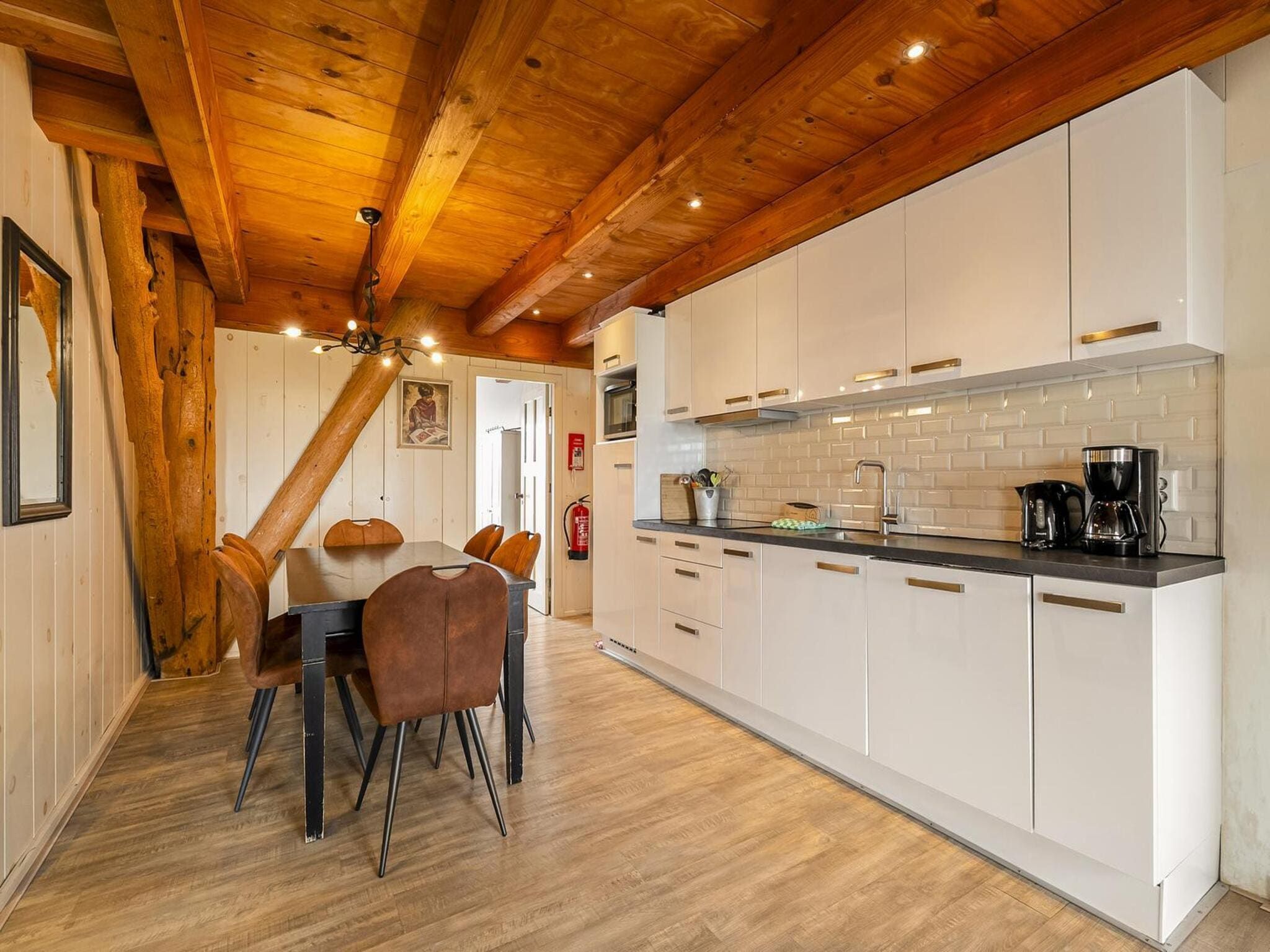 De keuken van Appartement Boerderij in Schagen
