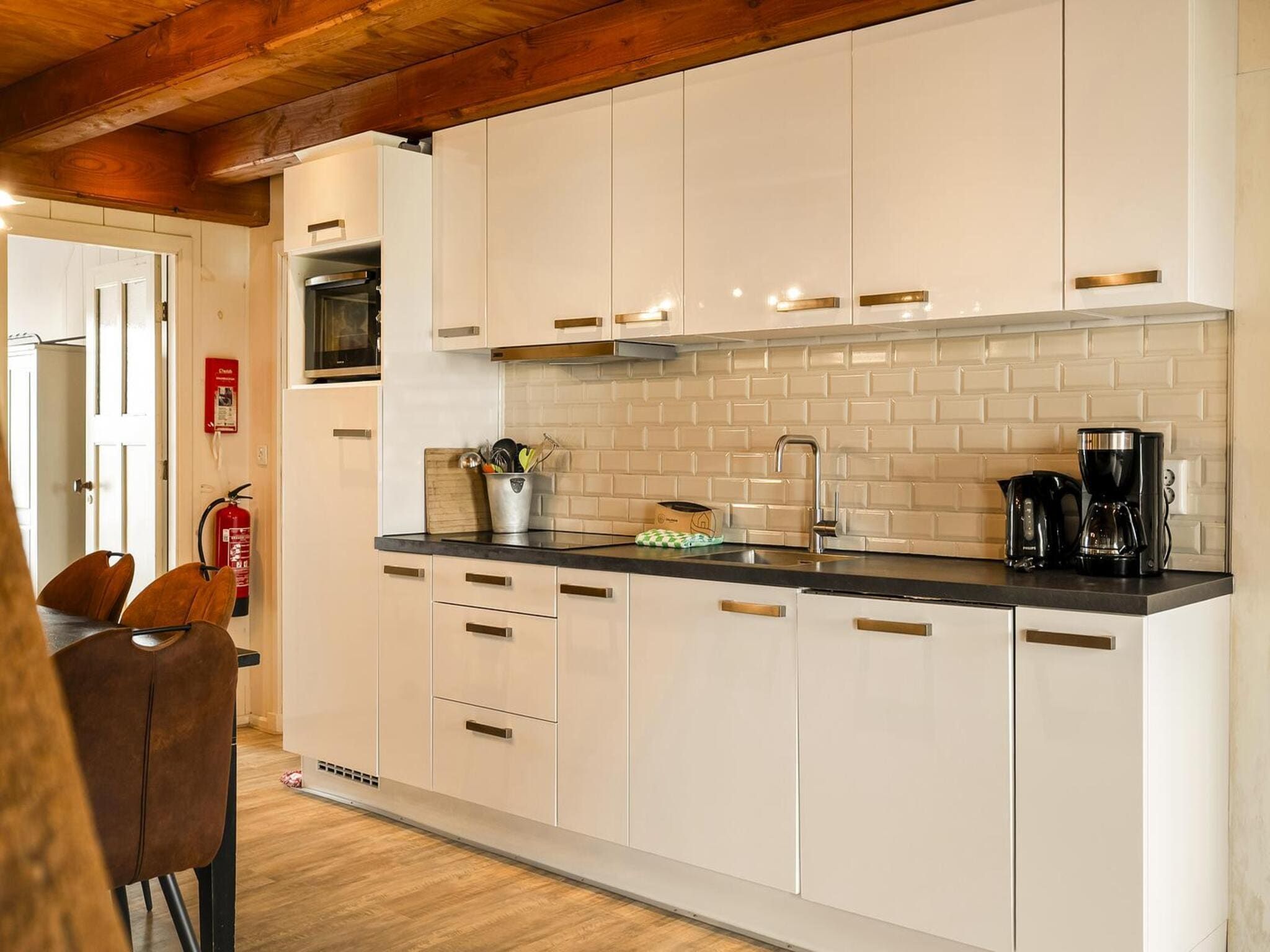 De keuken van Appartement Boerderij in Schagen