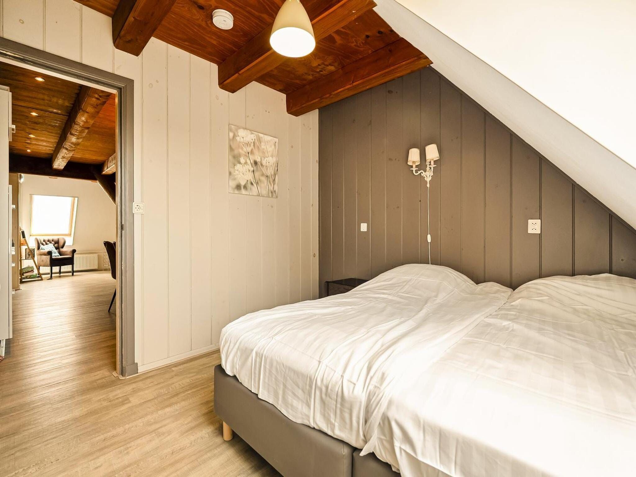 Een slaapkamer van Appartement Boerderij in Schagen
