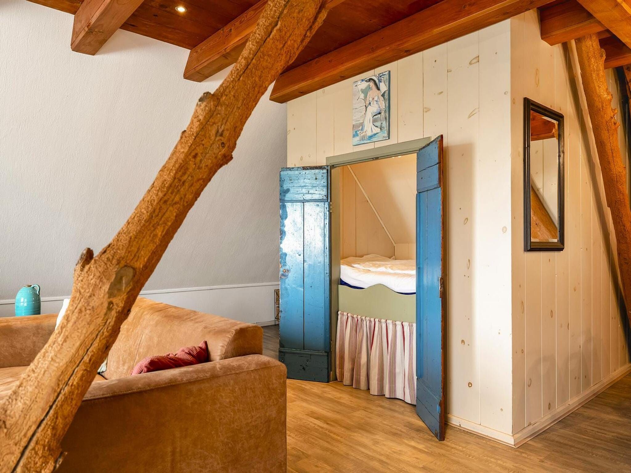 De woonkamer van Appartement Boerderij in Schagen
