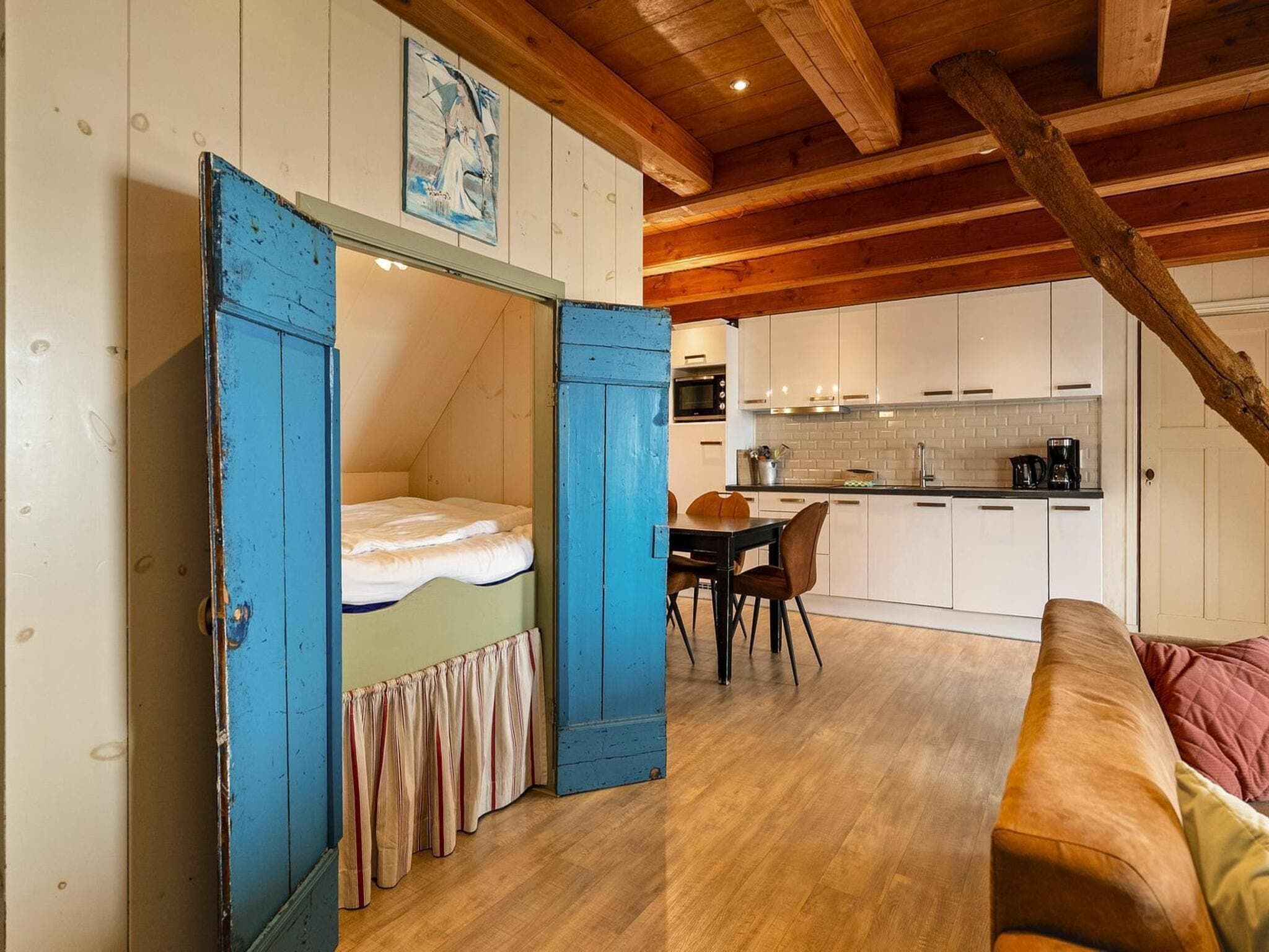 De woonkamer van Appartement Boerderij in Schagen