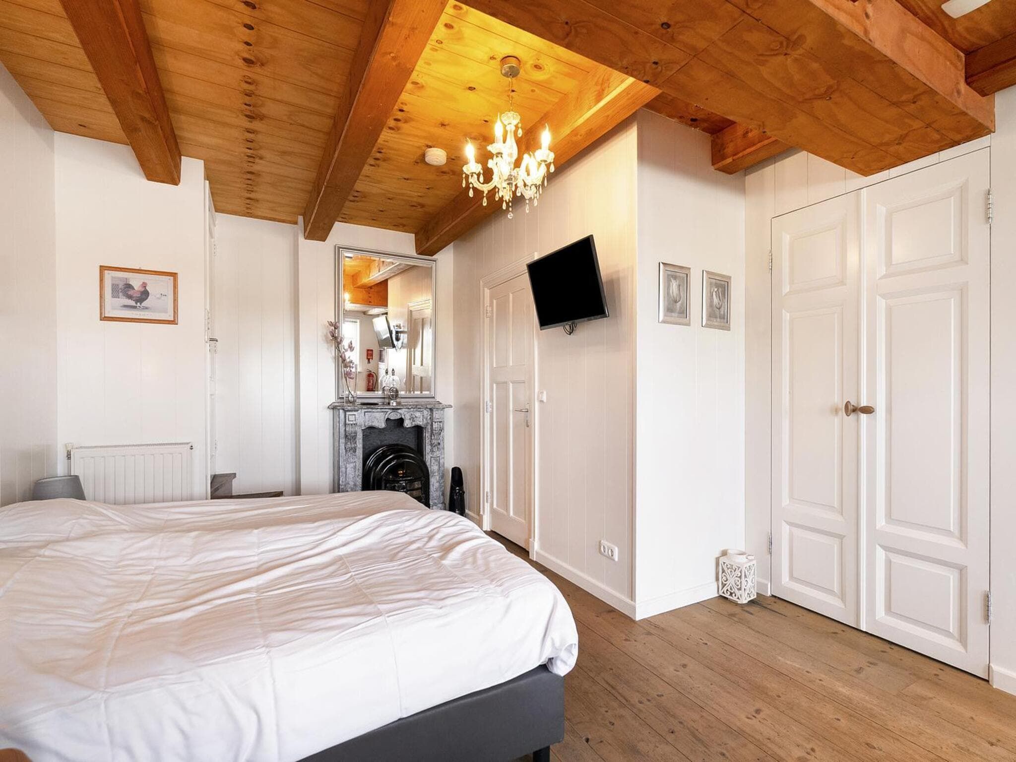 Een slaapkamer van Appartement Dijkzicht in Schagen