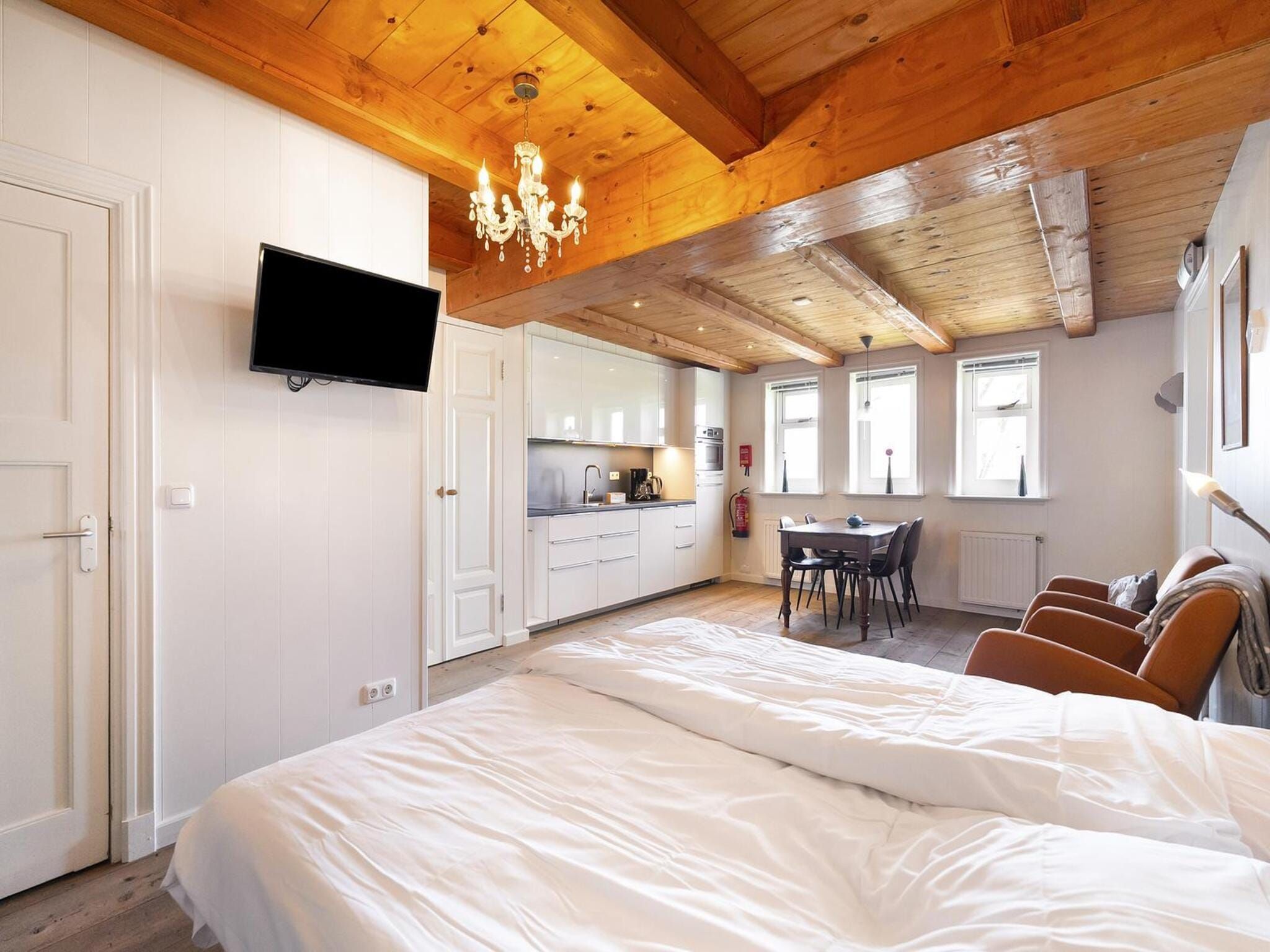 Een slaapkamer van Appartement Dijkzicht in Schagen