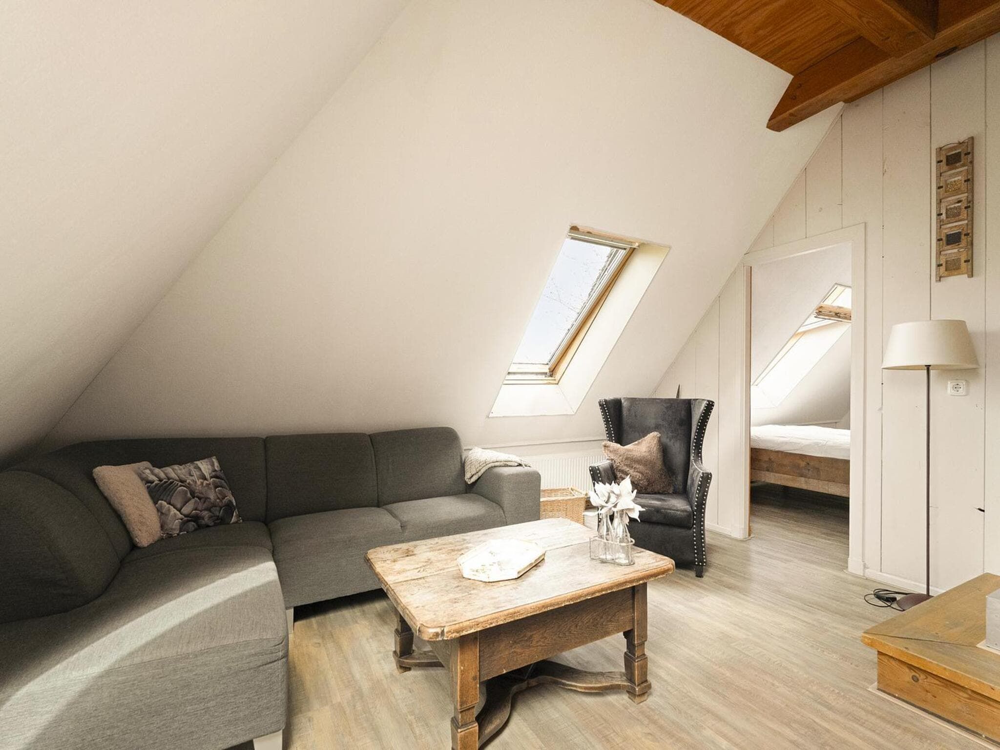 De woonkamer van Appartement Nostalgisch in Schagen