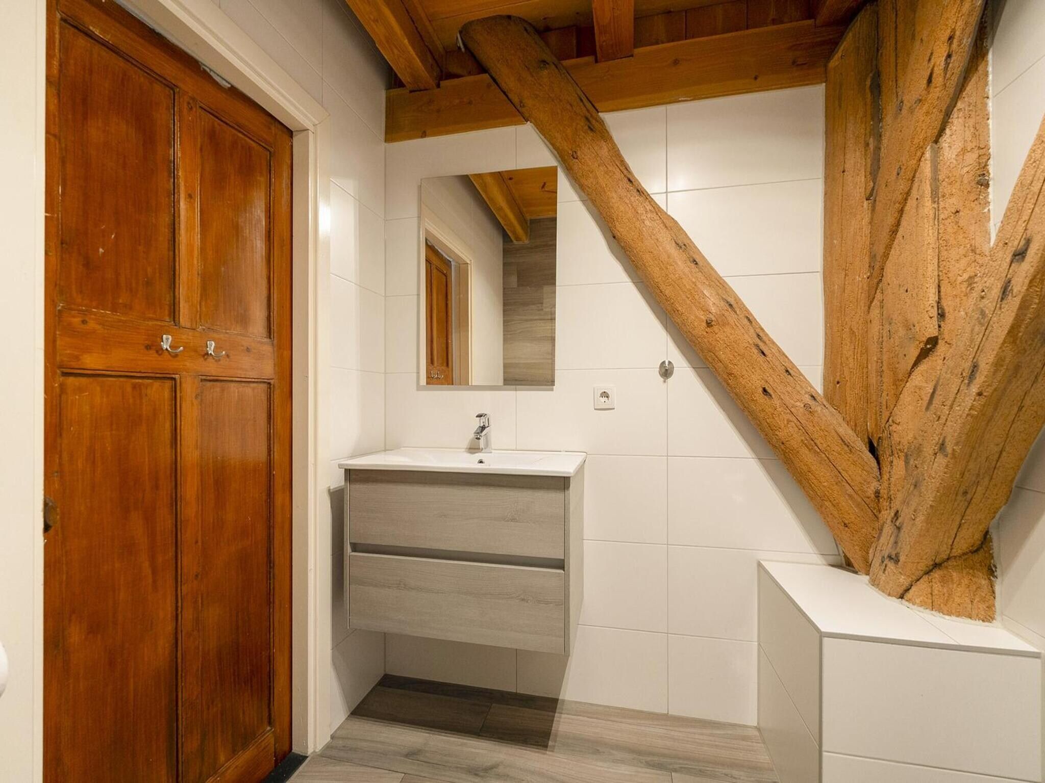 De badkamer van Appartement Nostalgisch in Schagen