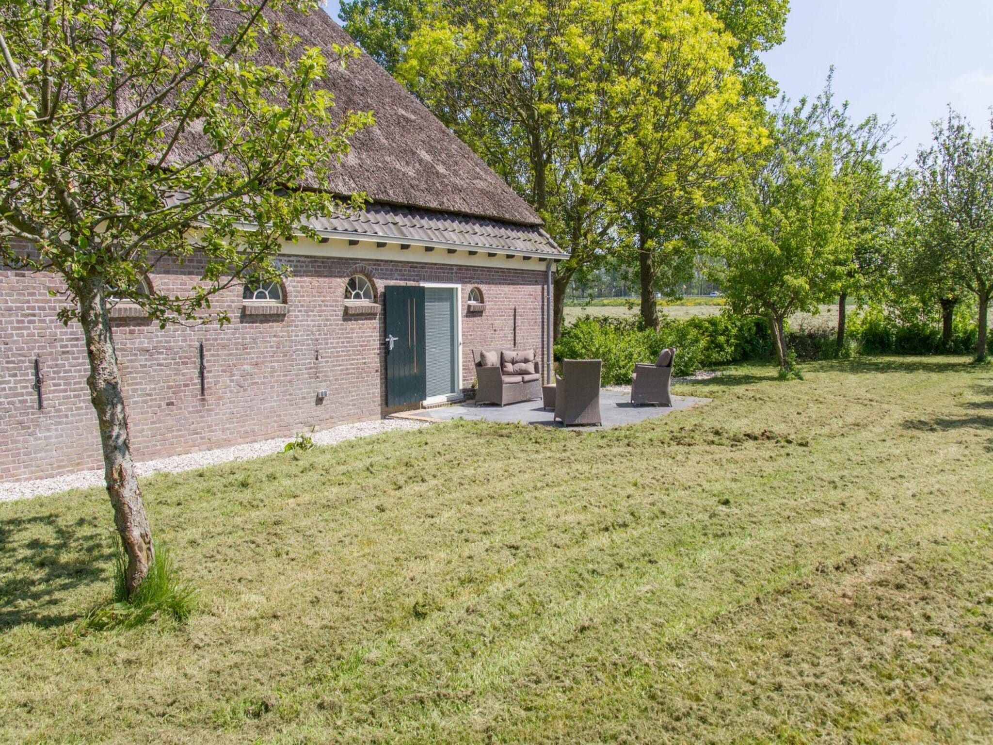 De tuin van Appartement Nostalgisch in Schagen