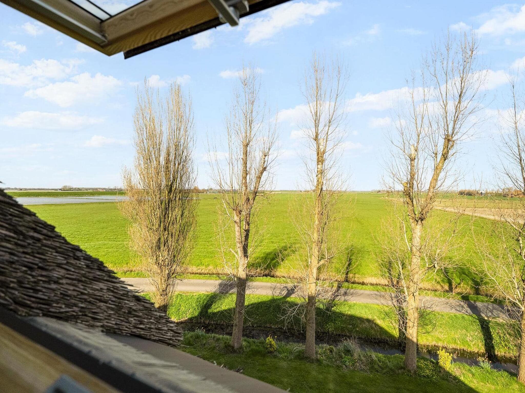 Het uitzicht vanaf Appartement Rustiek in Schagen