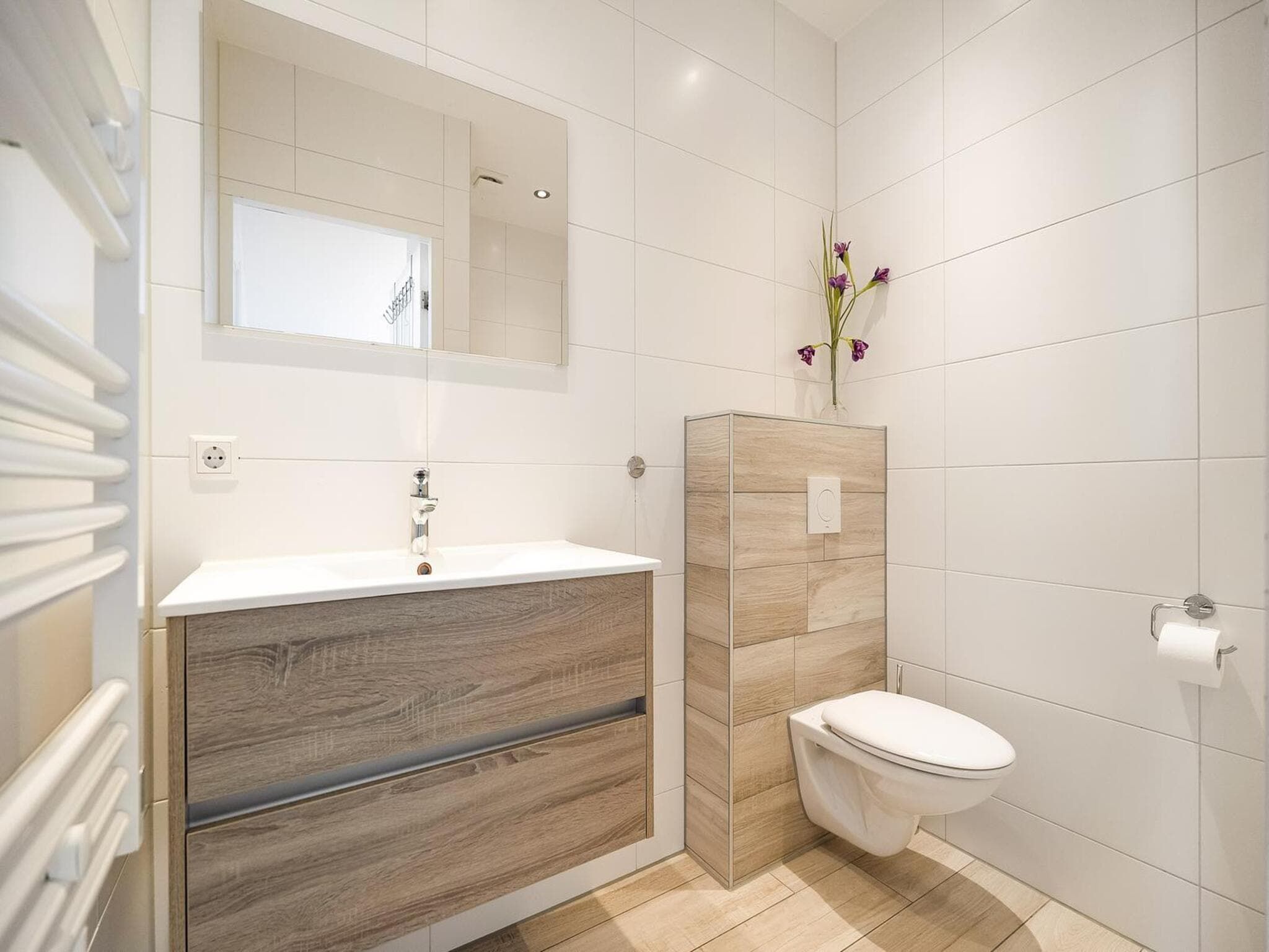 De badkamer van Appartement Rustiek in Schagen