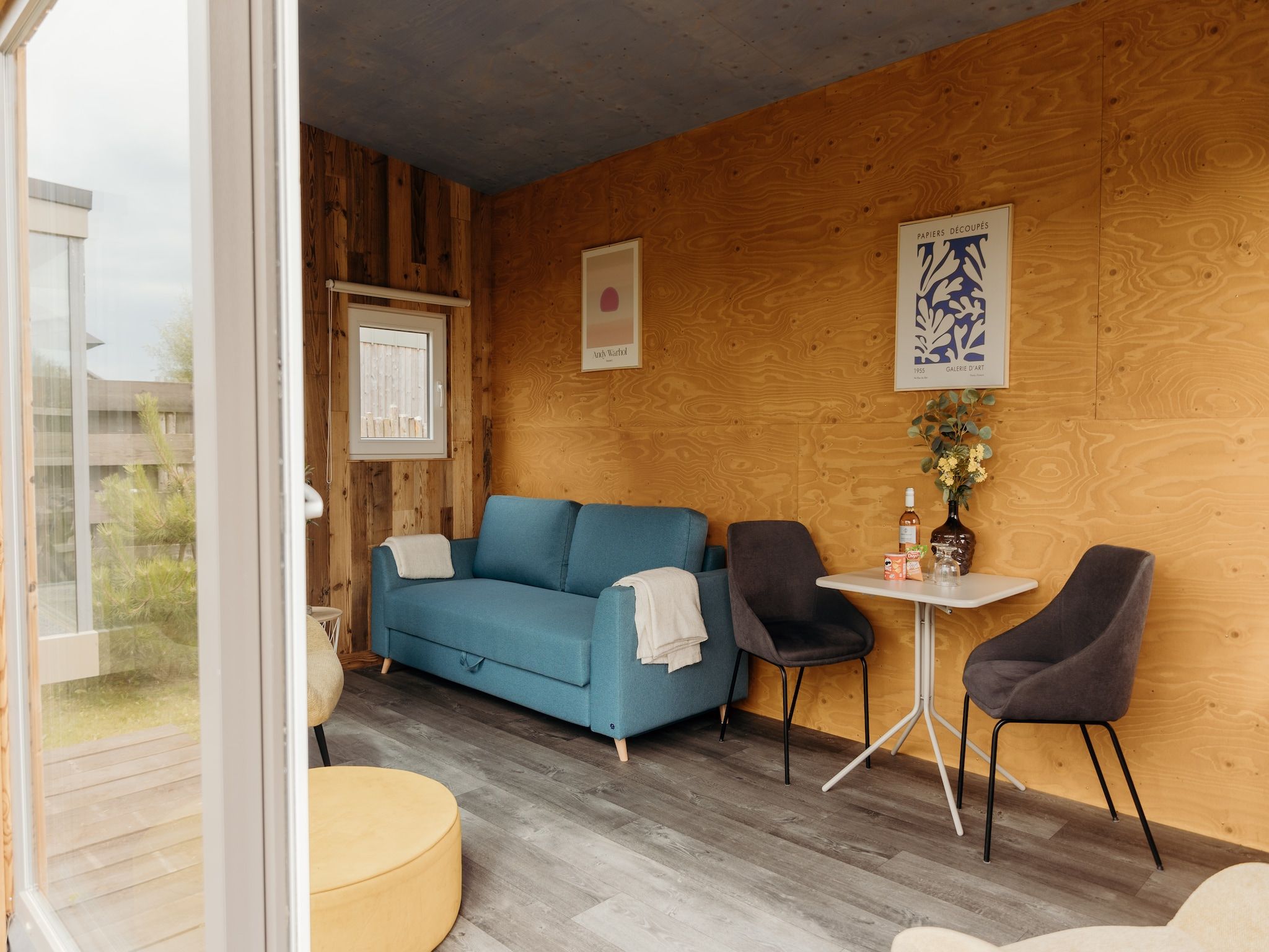 De woonkamer van Solglimt 2 Pers. in Callantsoog