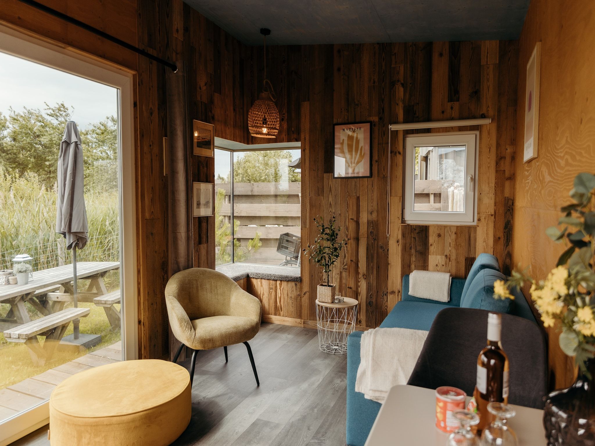 De woonkamer van Solglimt 2 Pers. in Callantsoog