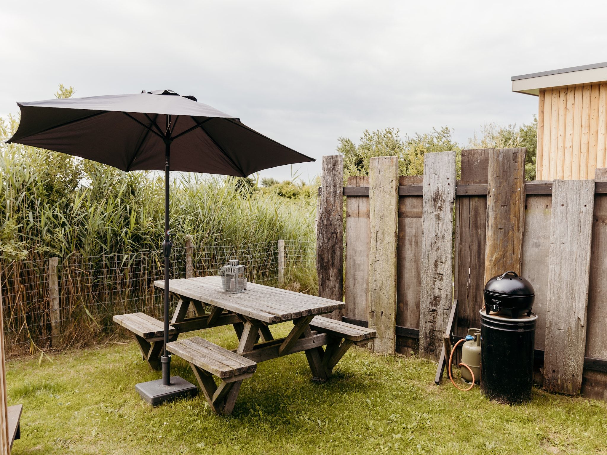 Het terras van Solglimt 2 Pers. in Callantsoog