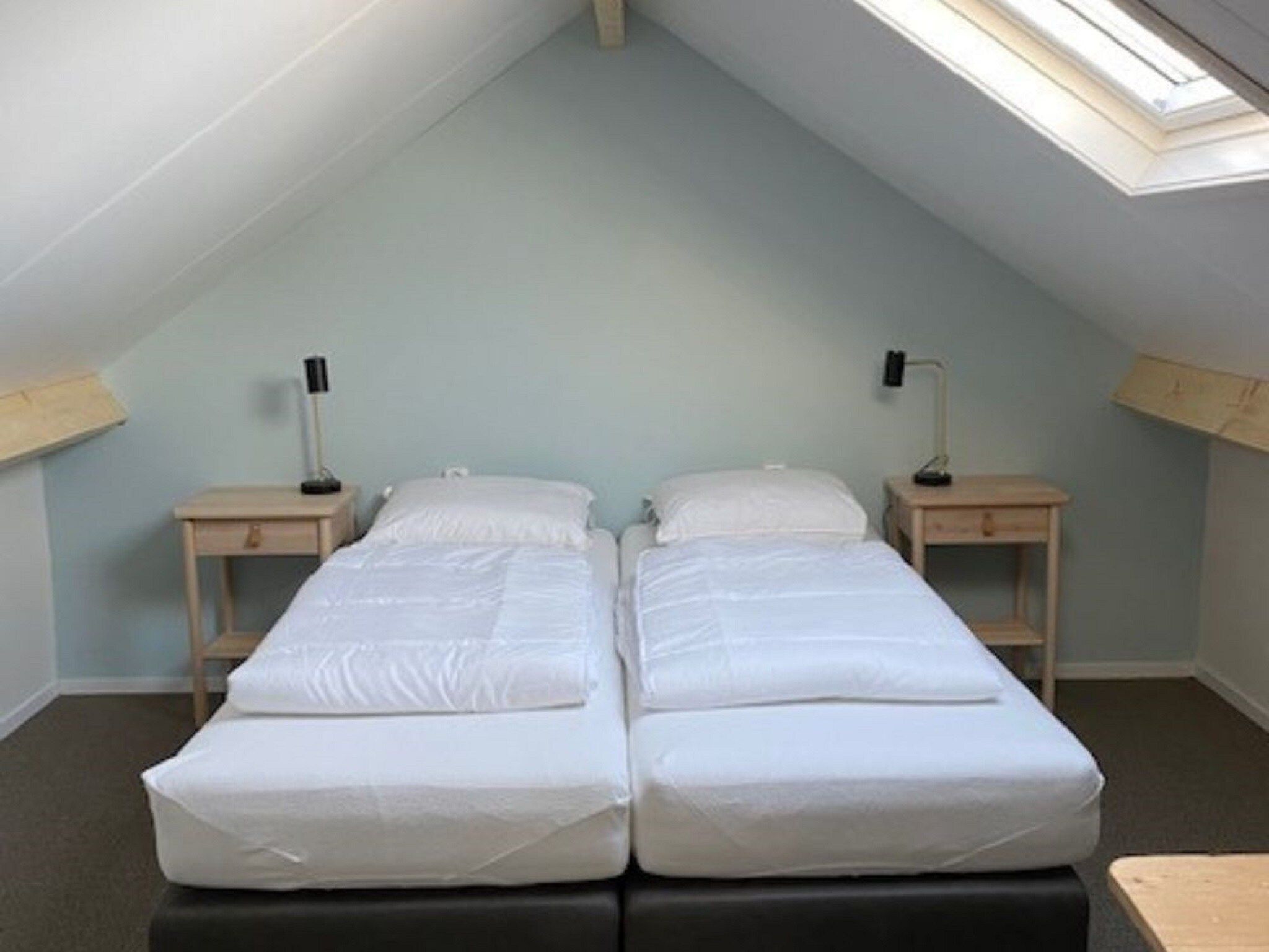 Een slaapkamer van Chaletwoning in Sint Nicolaasga