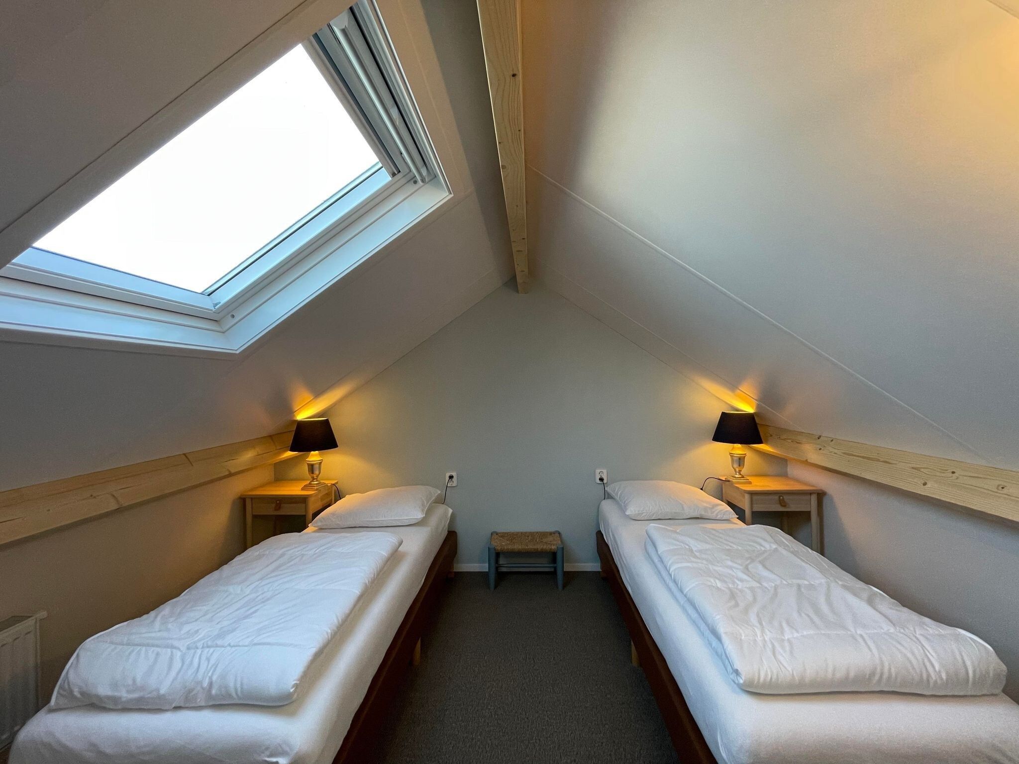 Een slaapkamer van Chaletwoning in Sint Nicolaasga
