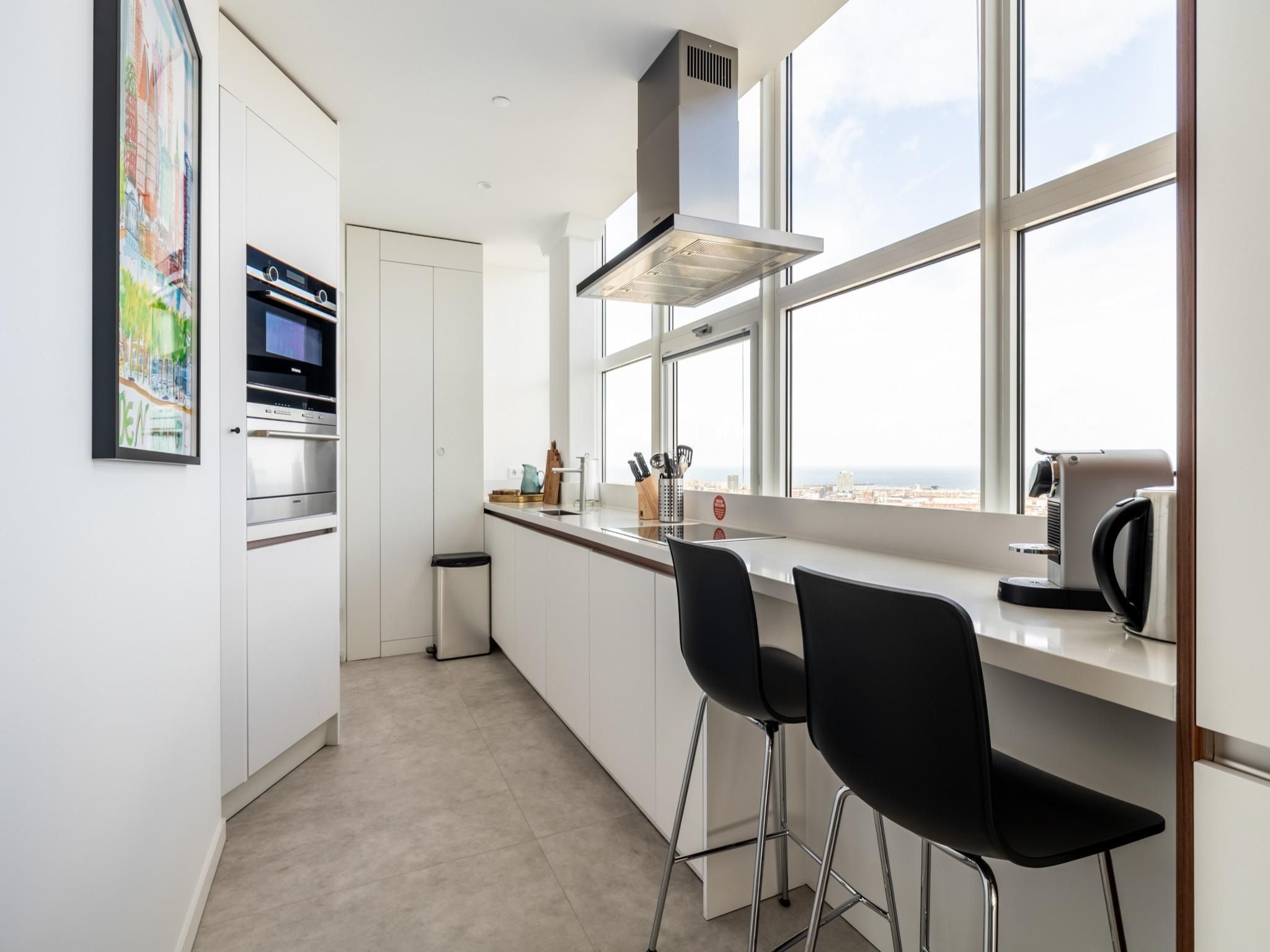 De keuken van Toren van Oud 4 in Den Haag