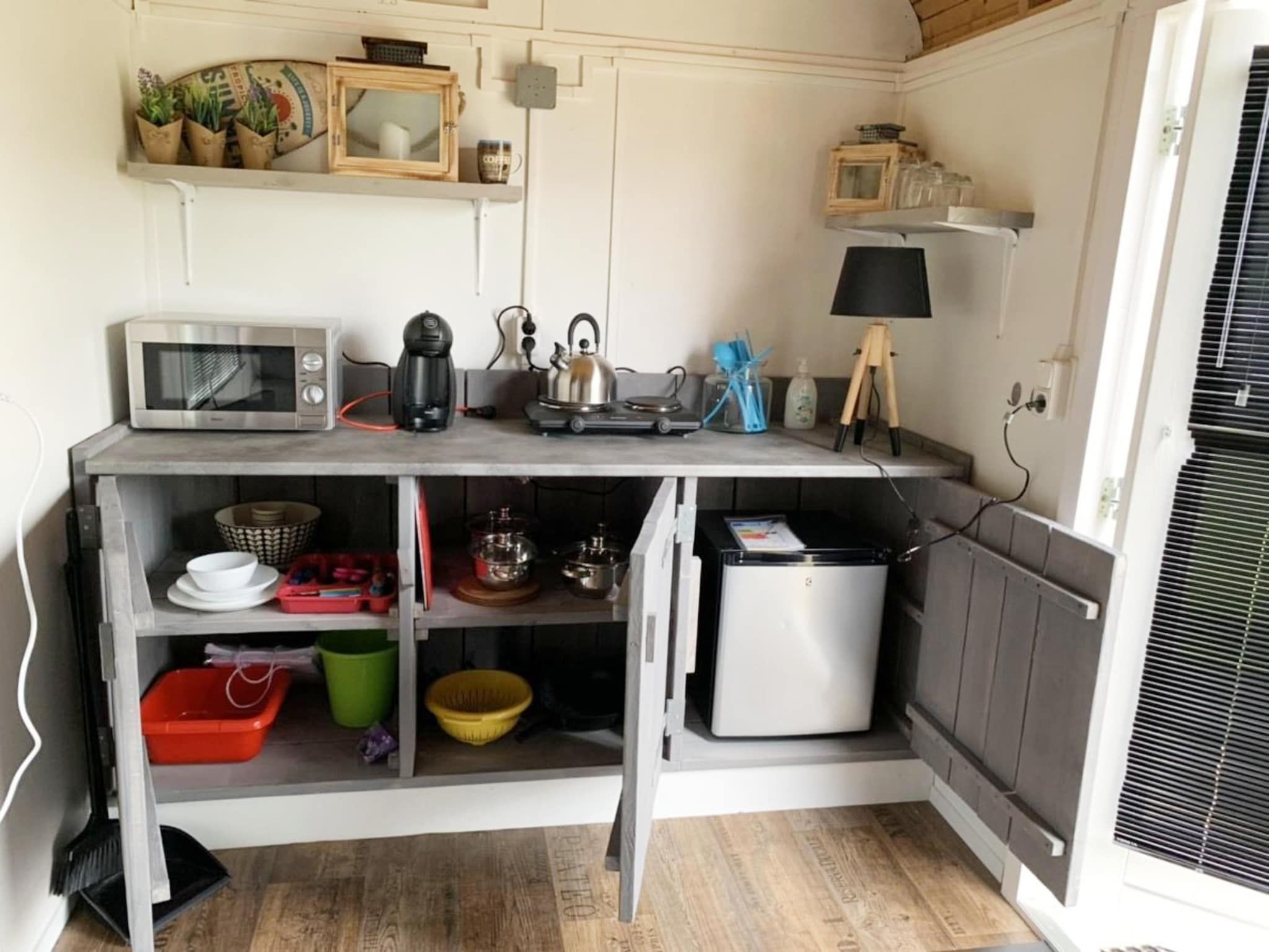 De keuken van Tiny Wagons Naarden in Naarden