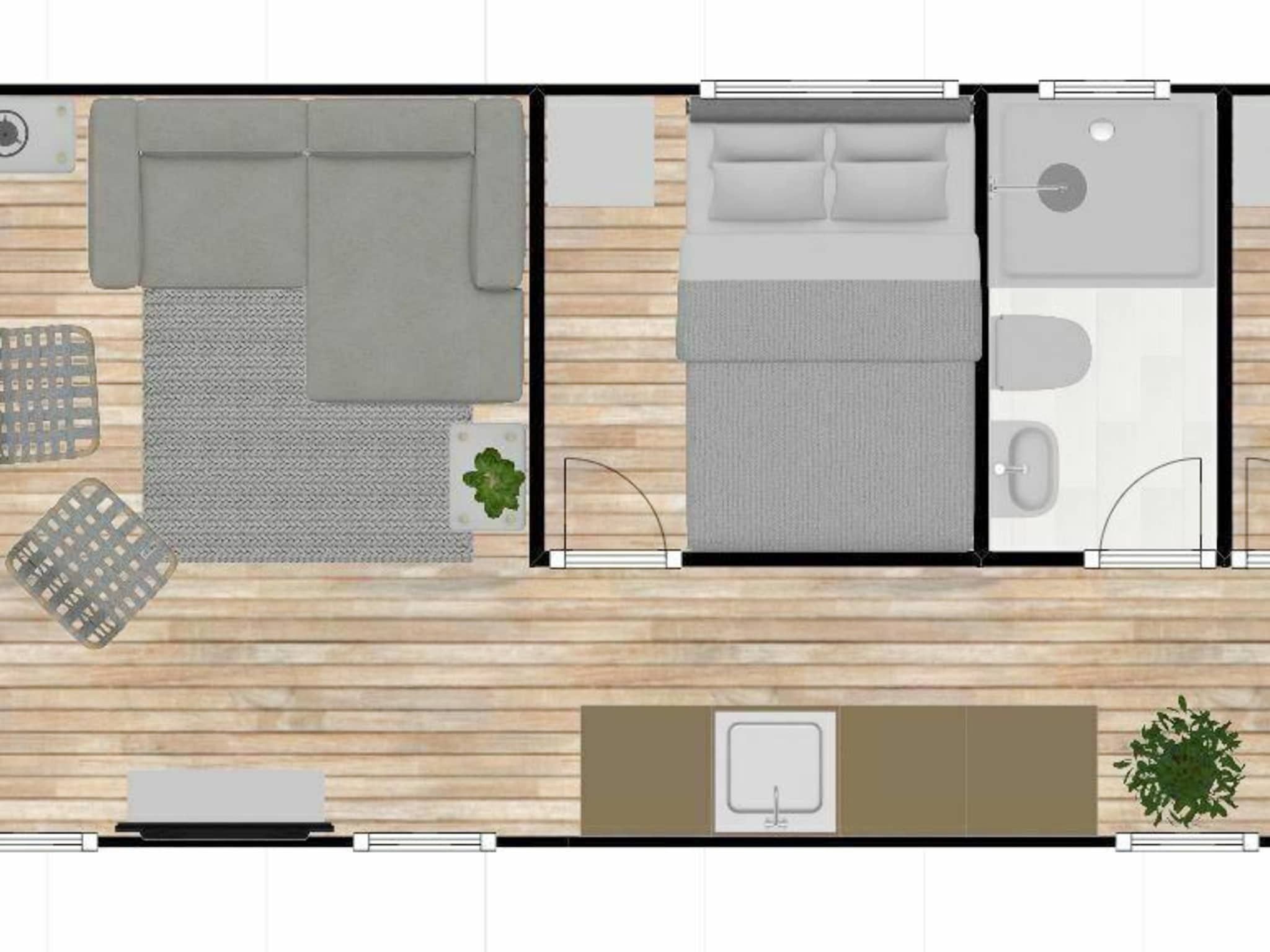 Havenlodge with roof terrace and balcony (4-6 pers) Almere in Almere - Foto 32 van 32