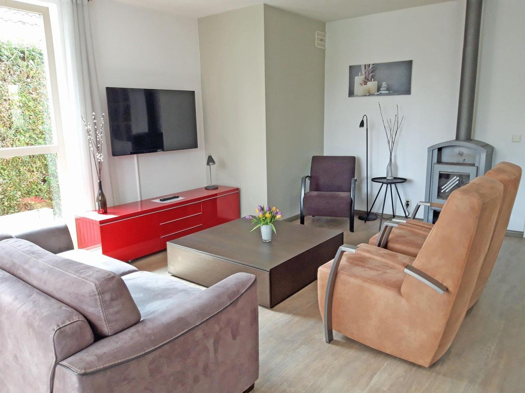De woonkamer van 4-Persons Mi Casa in Ewijk