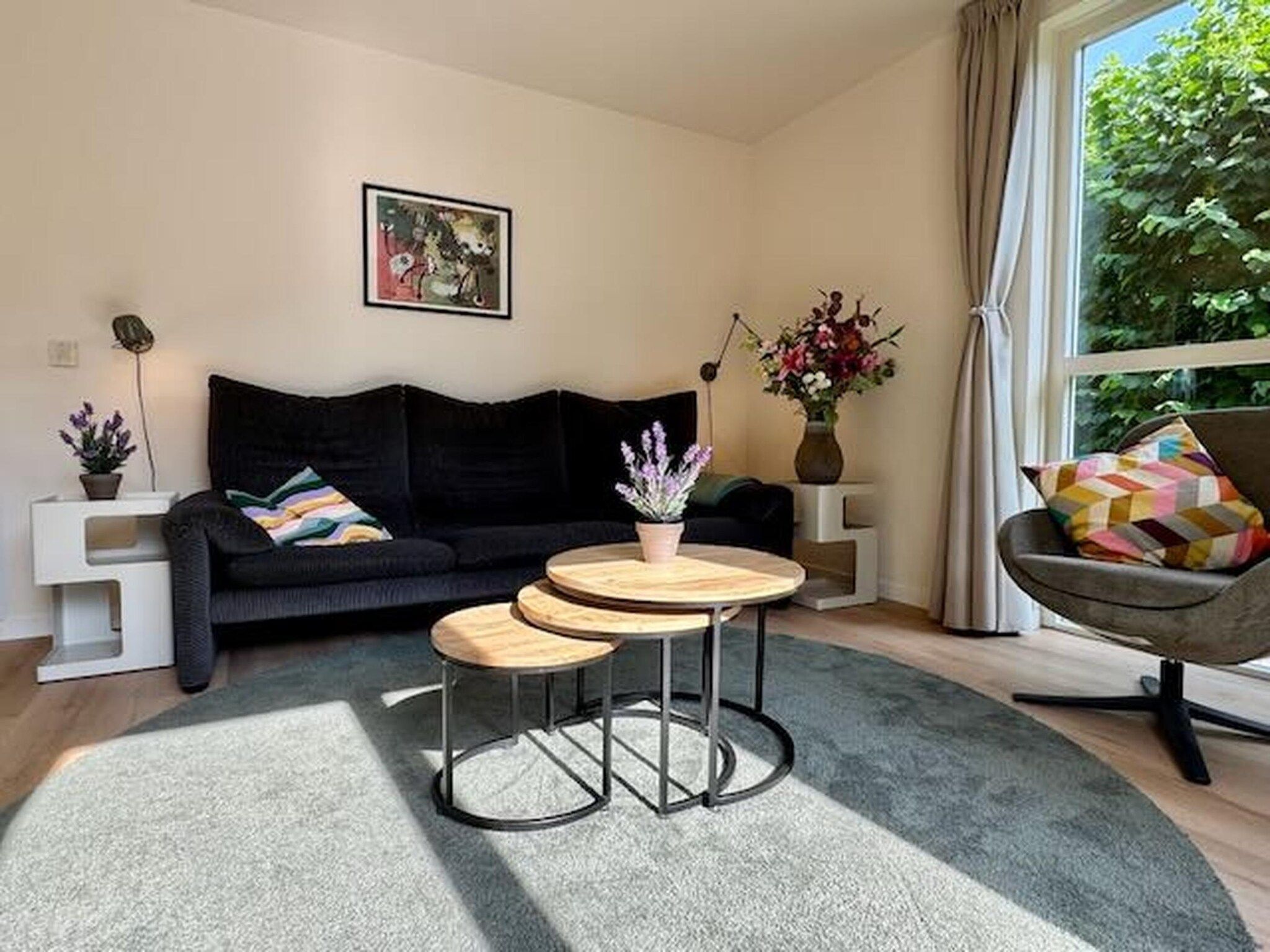 De woonkamer van 6 - Persons Forest VIP Bungalow (copy) in Ewijk