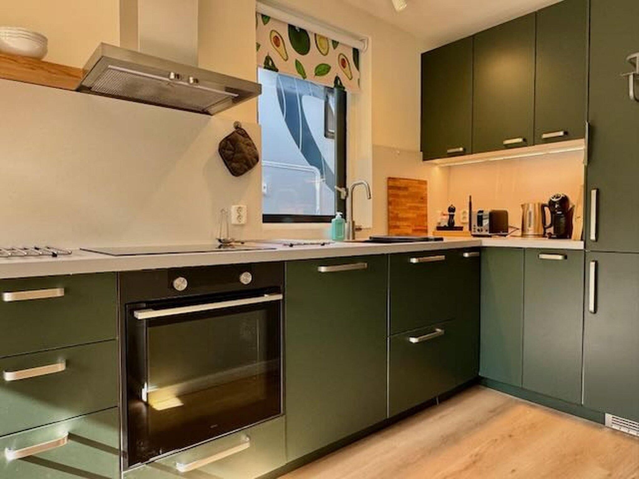 De keuken van 6 - Persons Forest VIP Bungalow (copy) in Ewijk