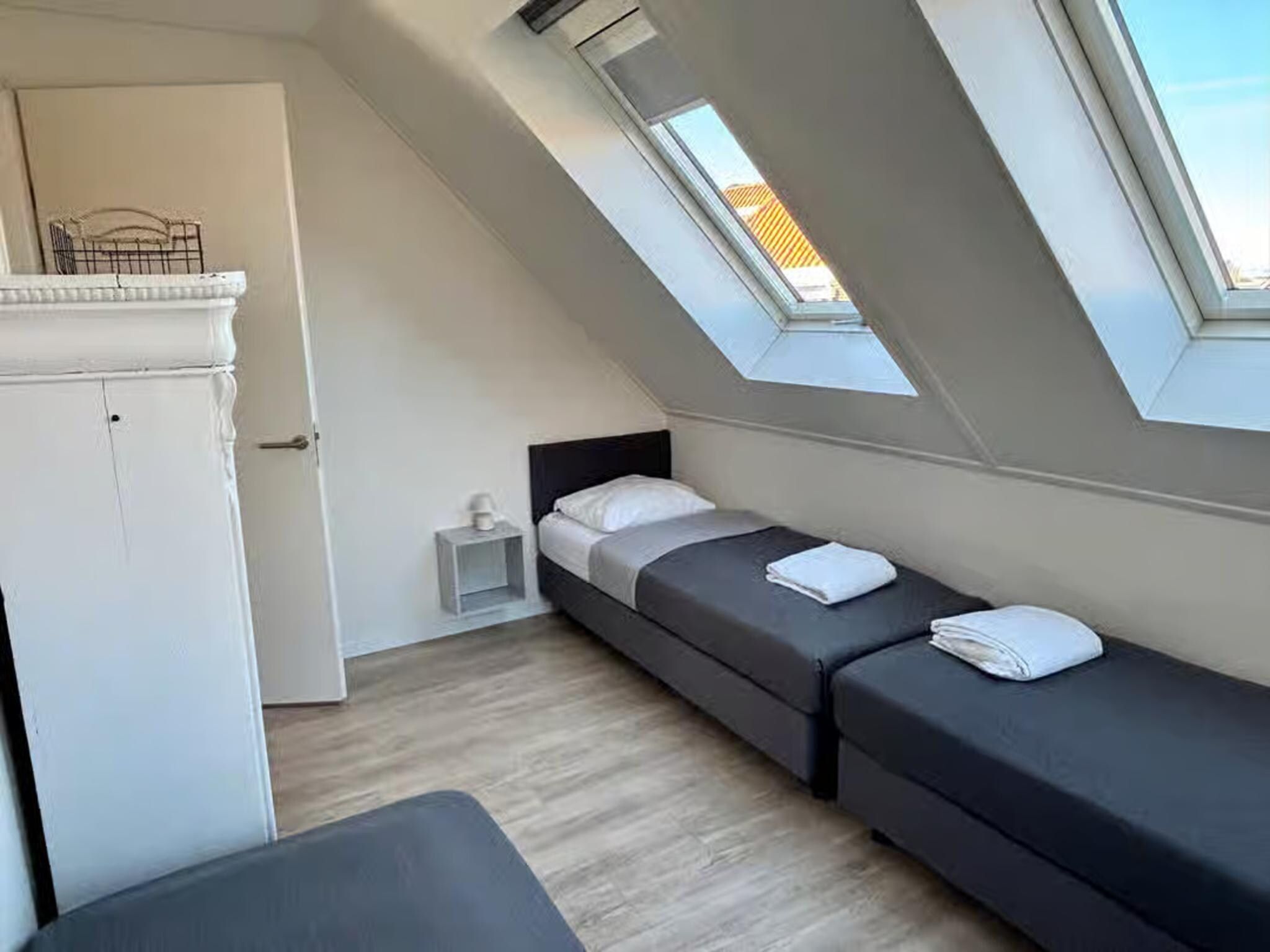 Een slaapkamer van Plein 40 Lodge 5 in Zoutelande