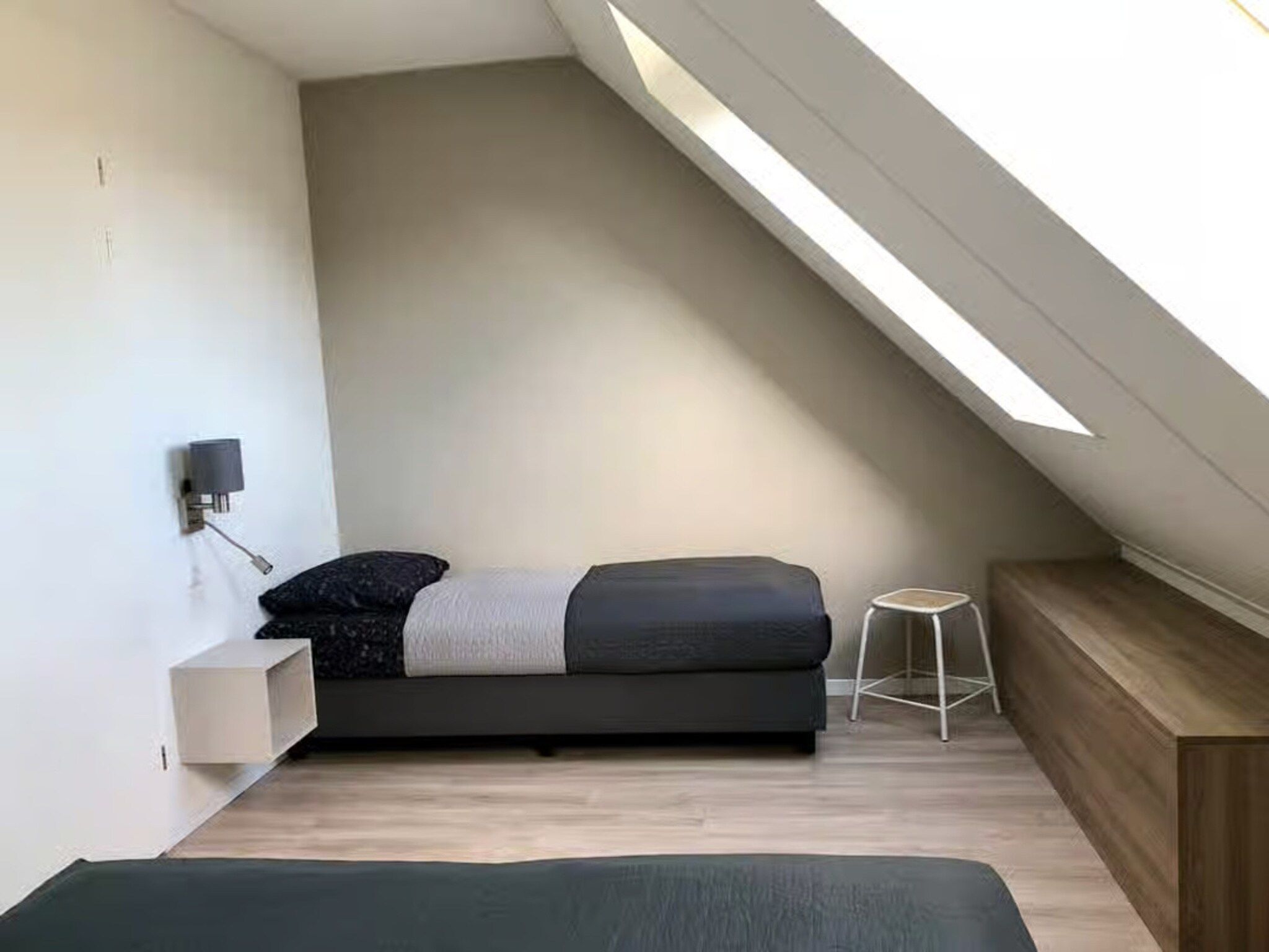 Een slaapkamer van Plein 40 Lodge 8 in Zoutelande