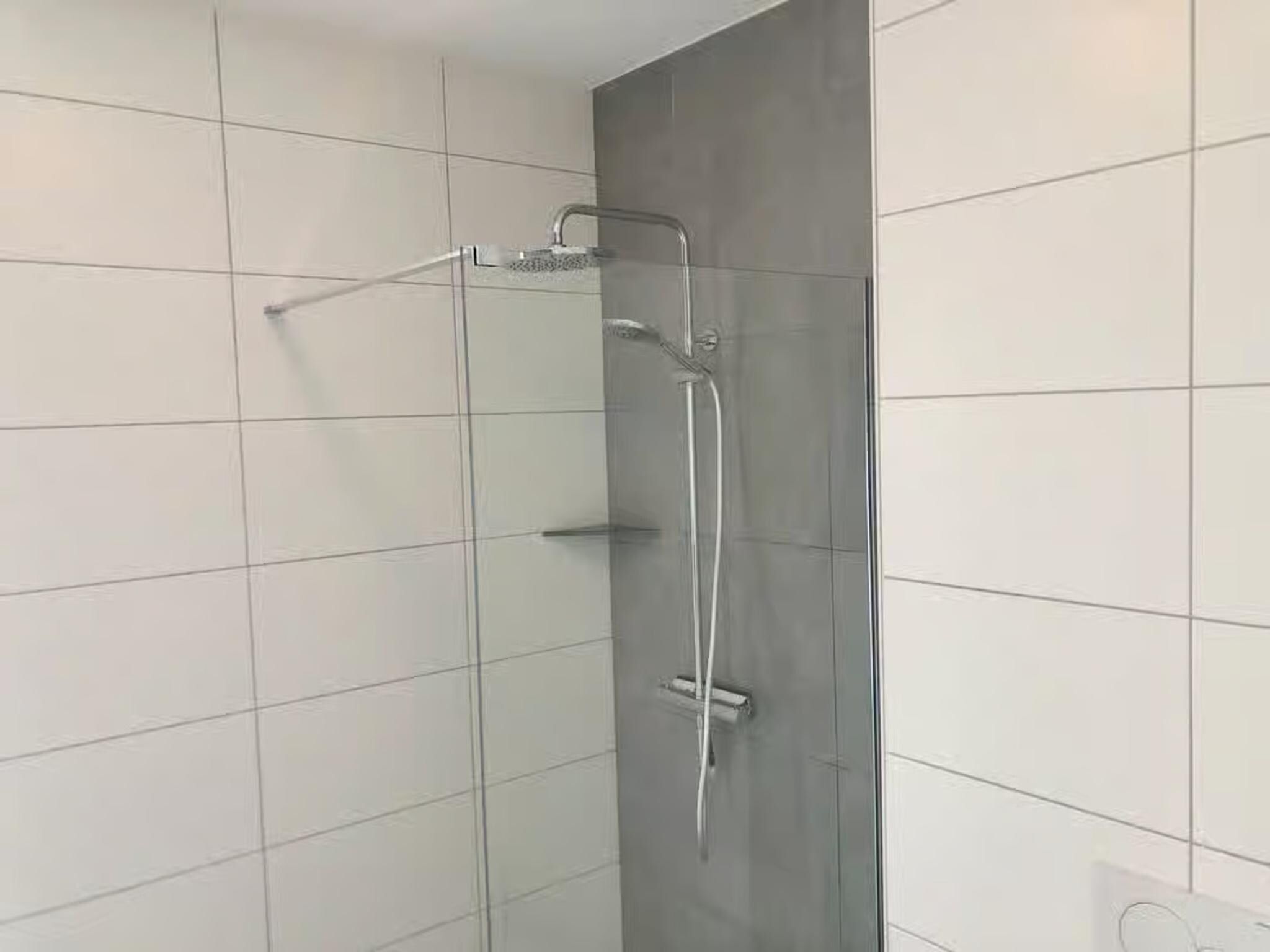 De badkamer van Plein 40 Lodge 8 in Zoutelande