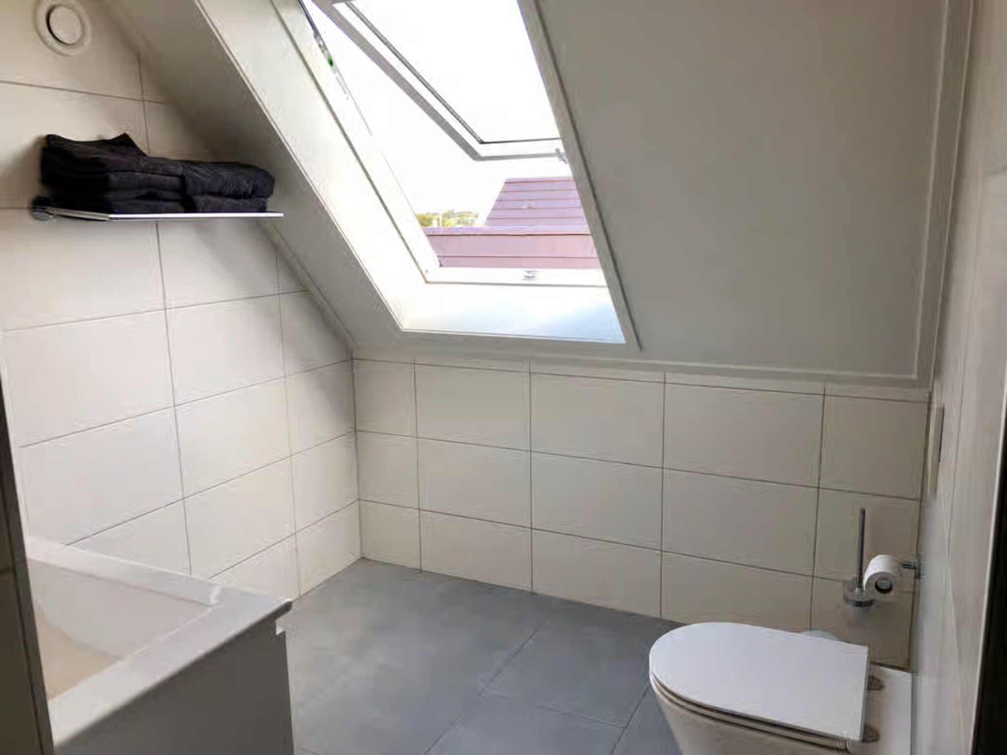 De badkamer van Plein 40 Lodge 20 in Zoutelande