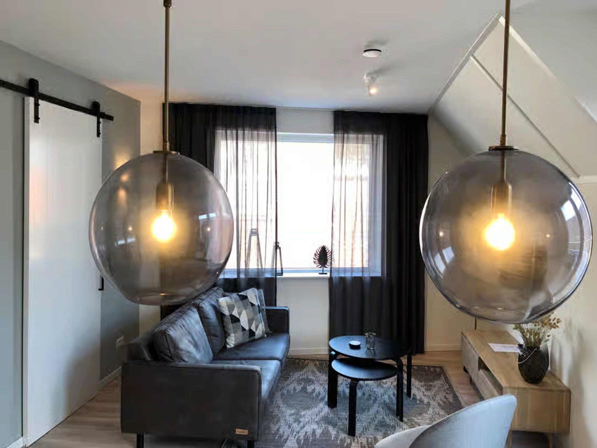 De woonkamer van Plein 40 Lodge 20 in Zoutelande