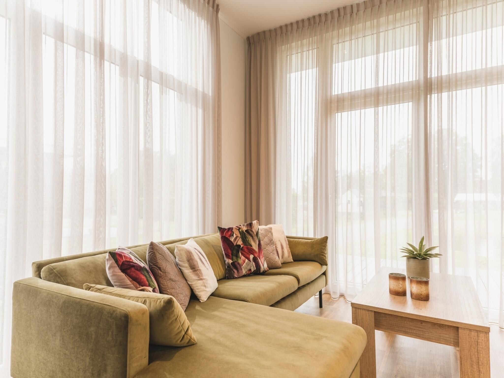 De woonkamer van Forest lodge | 6 people in Rijssen