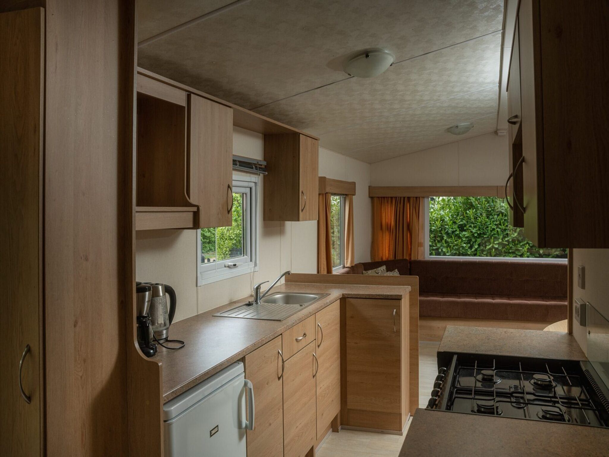 De keuken van Simple home private I 4 people in Zuna