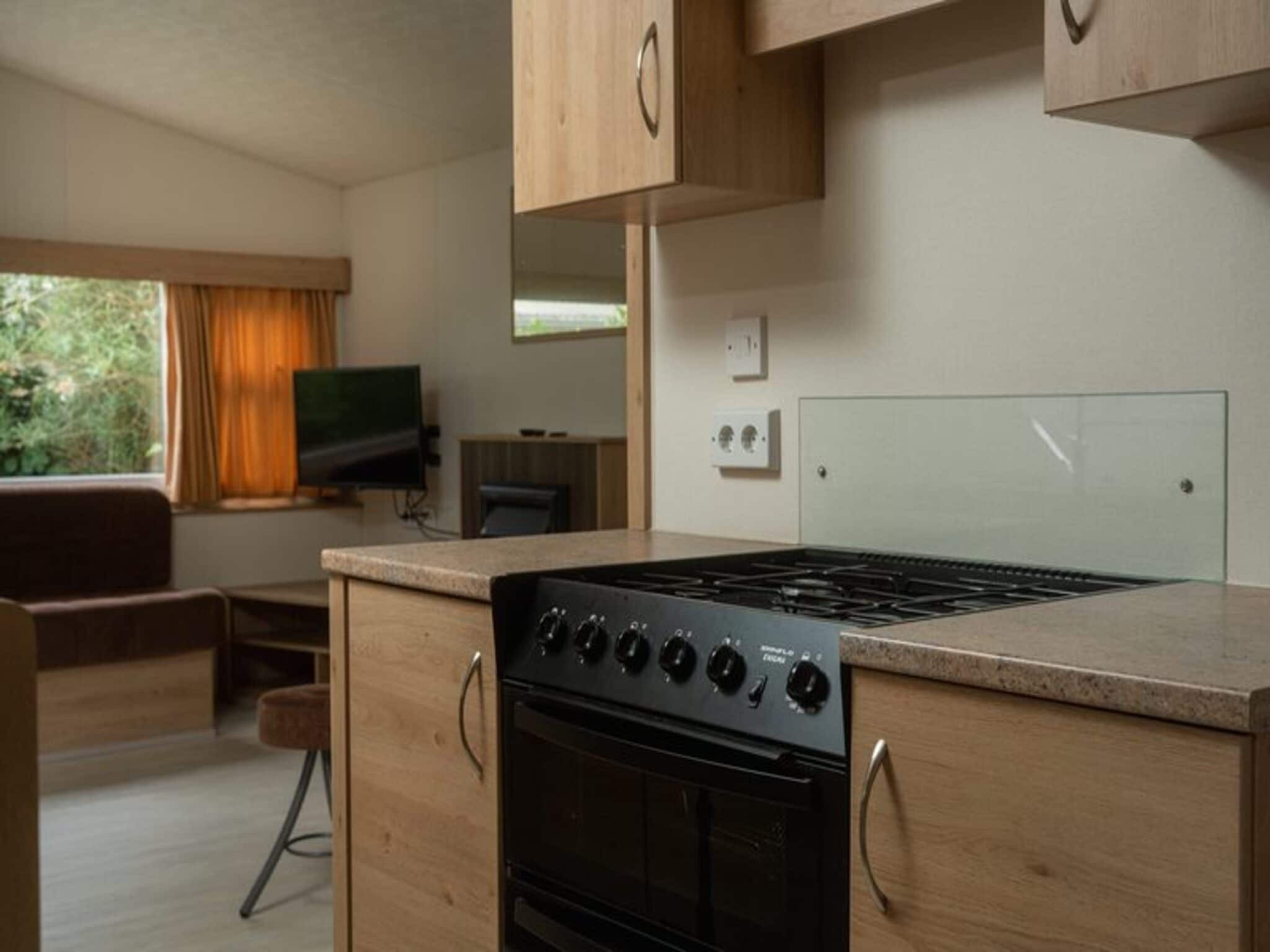 De keuken van Simple home private I 4 people in Zuna