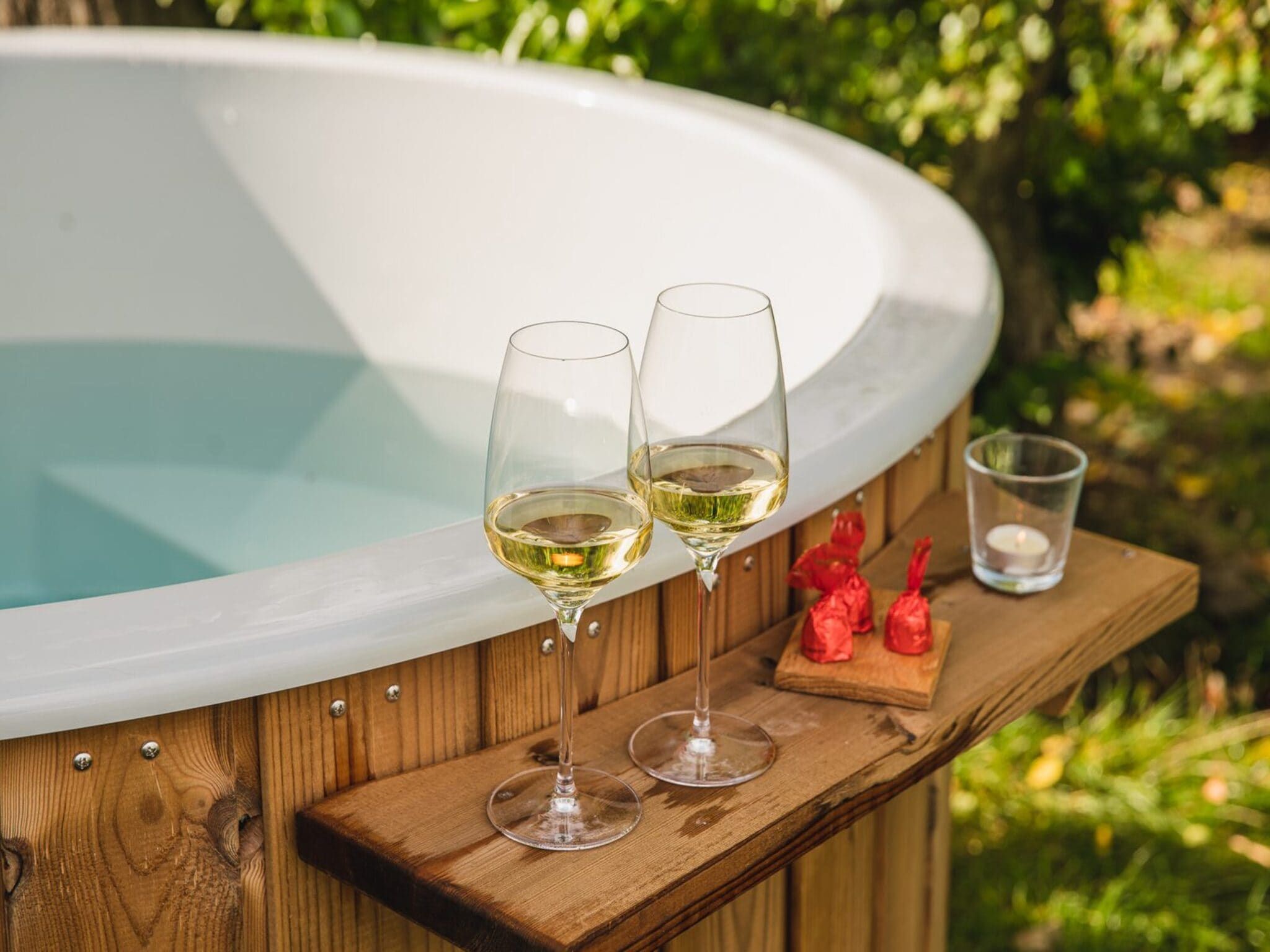Sfeerbeeld van River lodge with hot tub | 4 people in Zuna