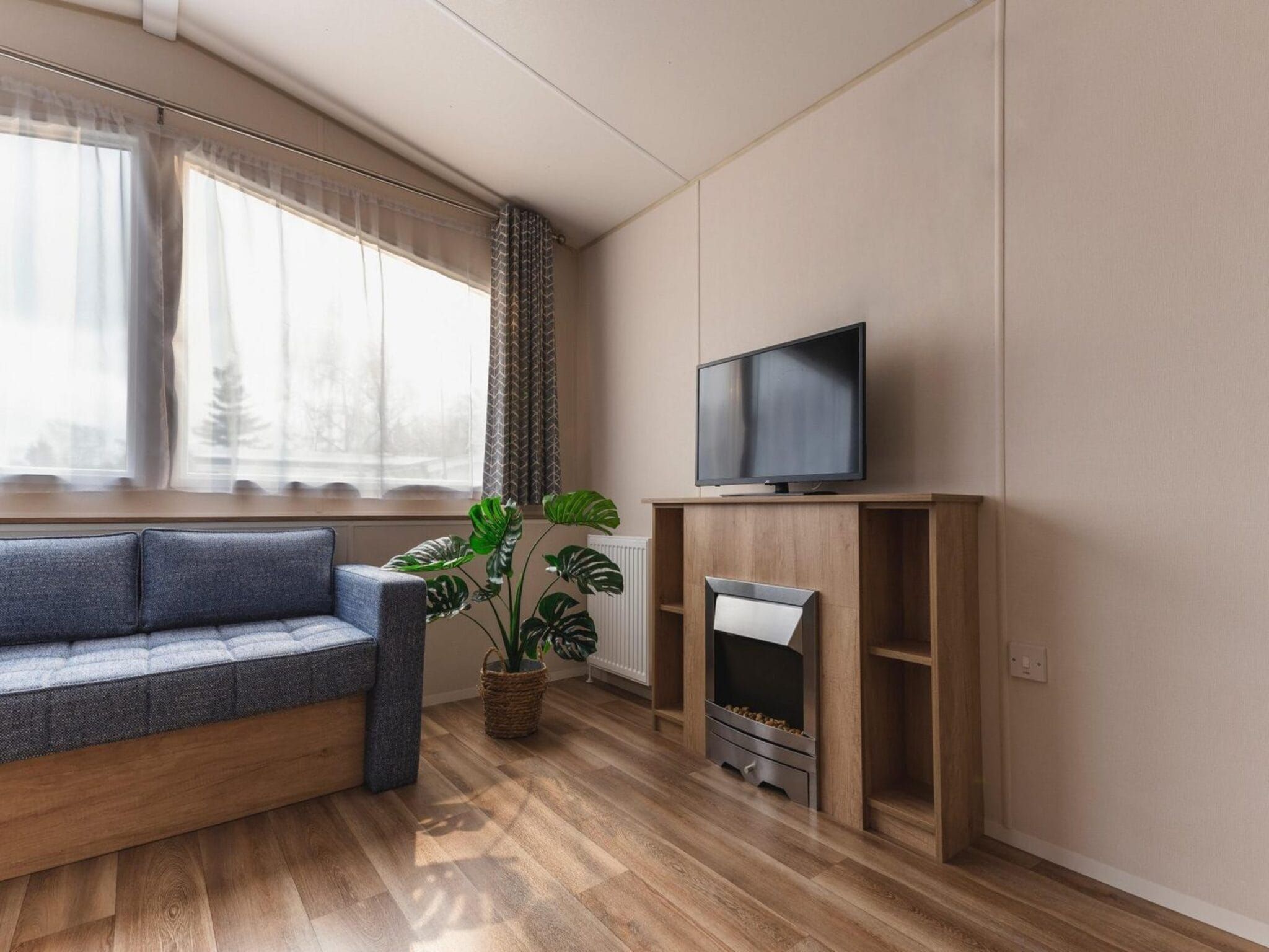 De woonkamer van Simple home 6 persons I Private in Zuna