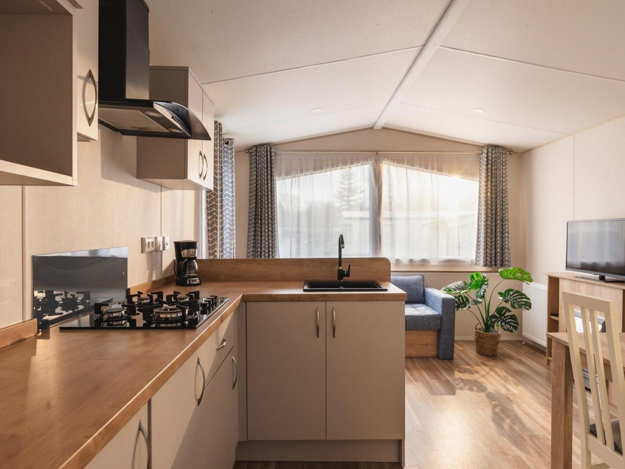 De keuken van Simple home 6 persons I Private in Zuna