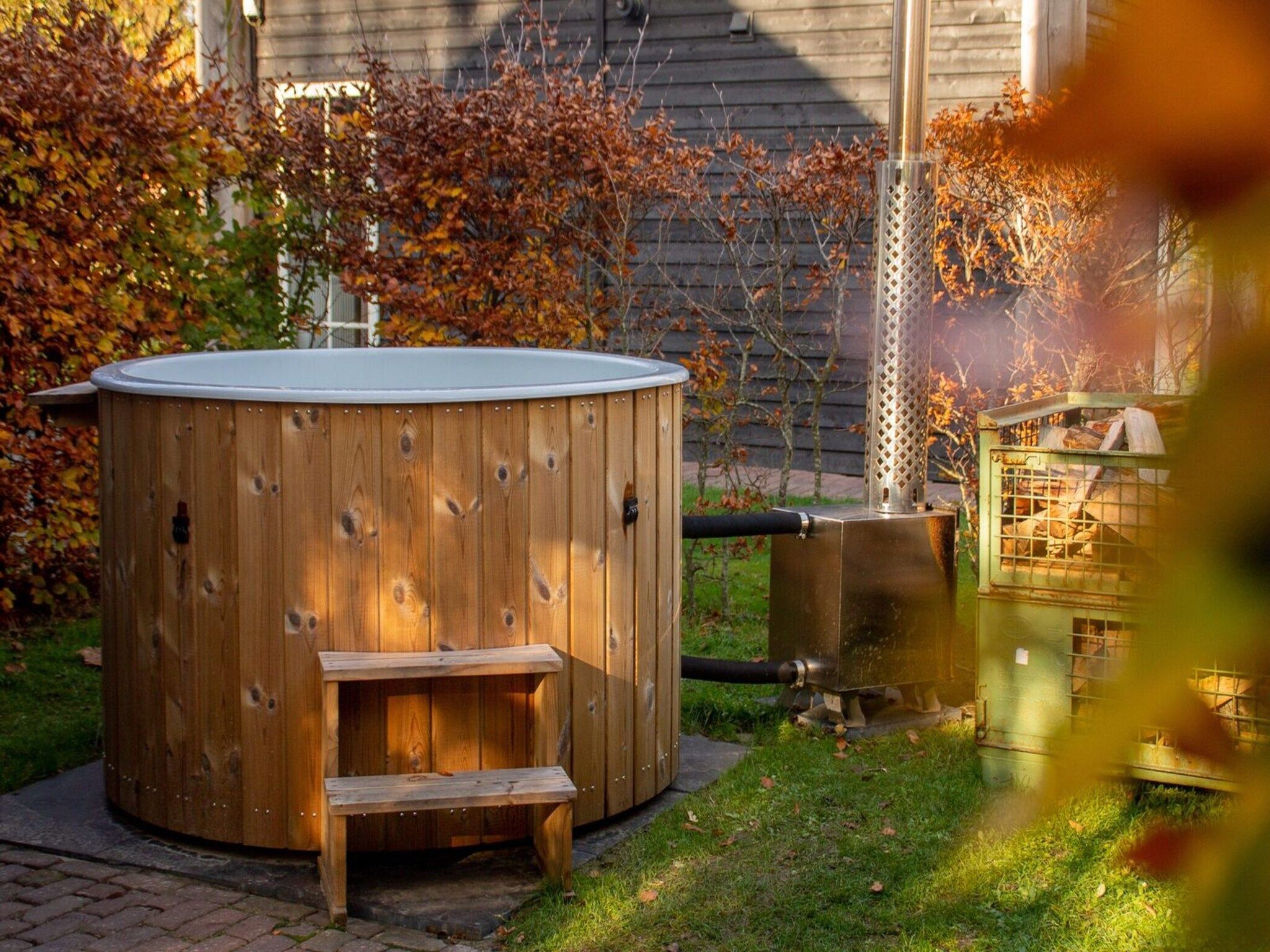 Wellness bij Group accommodation (2x Reggehooiberg, with large backyard) I 10 people in Zuna