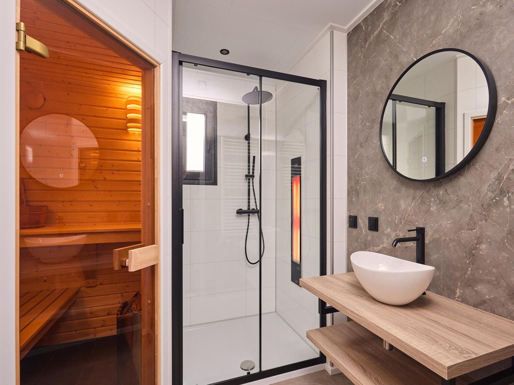 De badkamer van Wellness Boutique baby | 4 people + baby room in Zuna