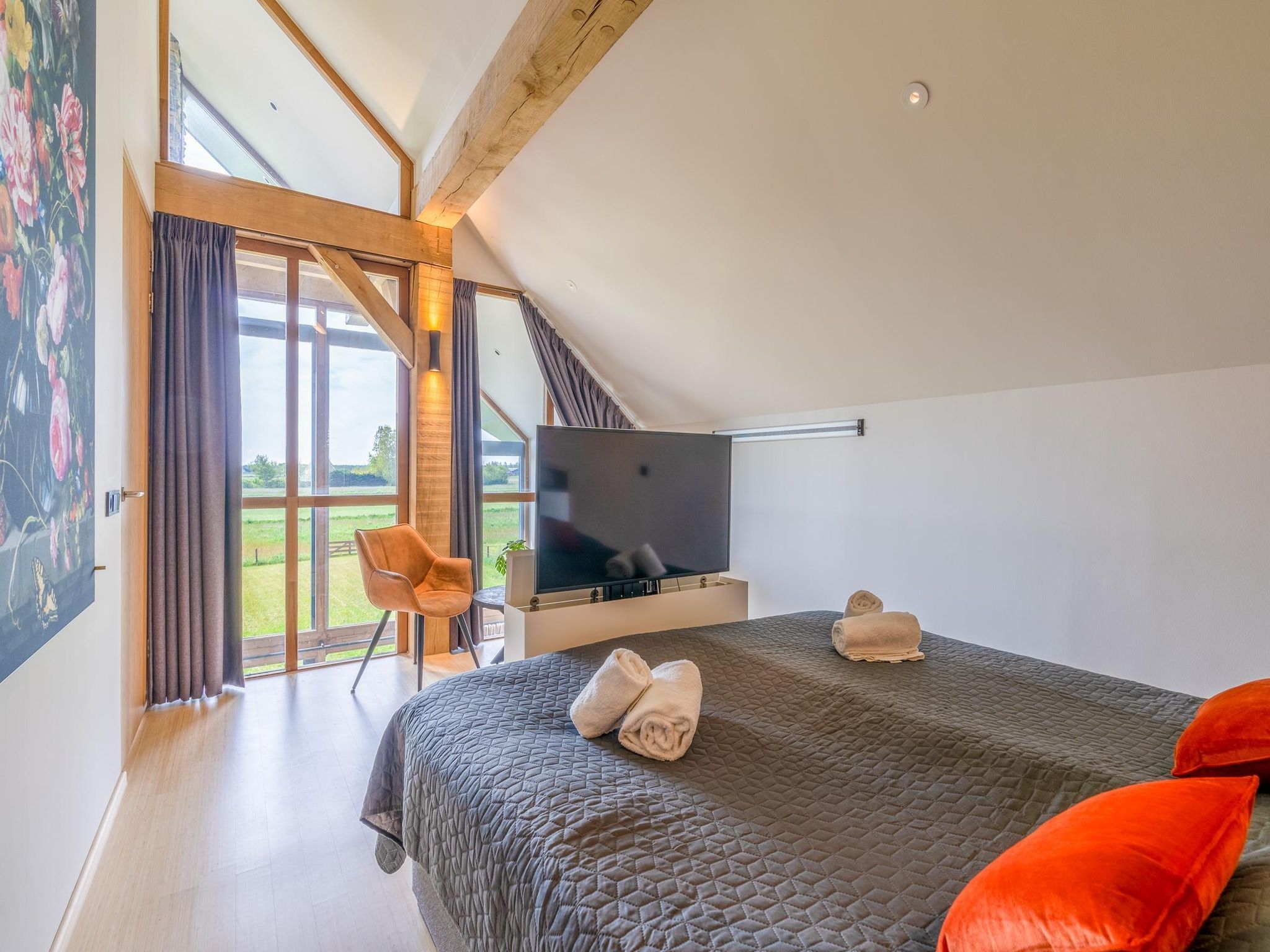 Een slaapkamer van Villa Buytenplaats 187 in De Koog