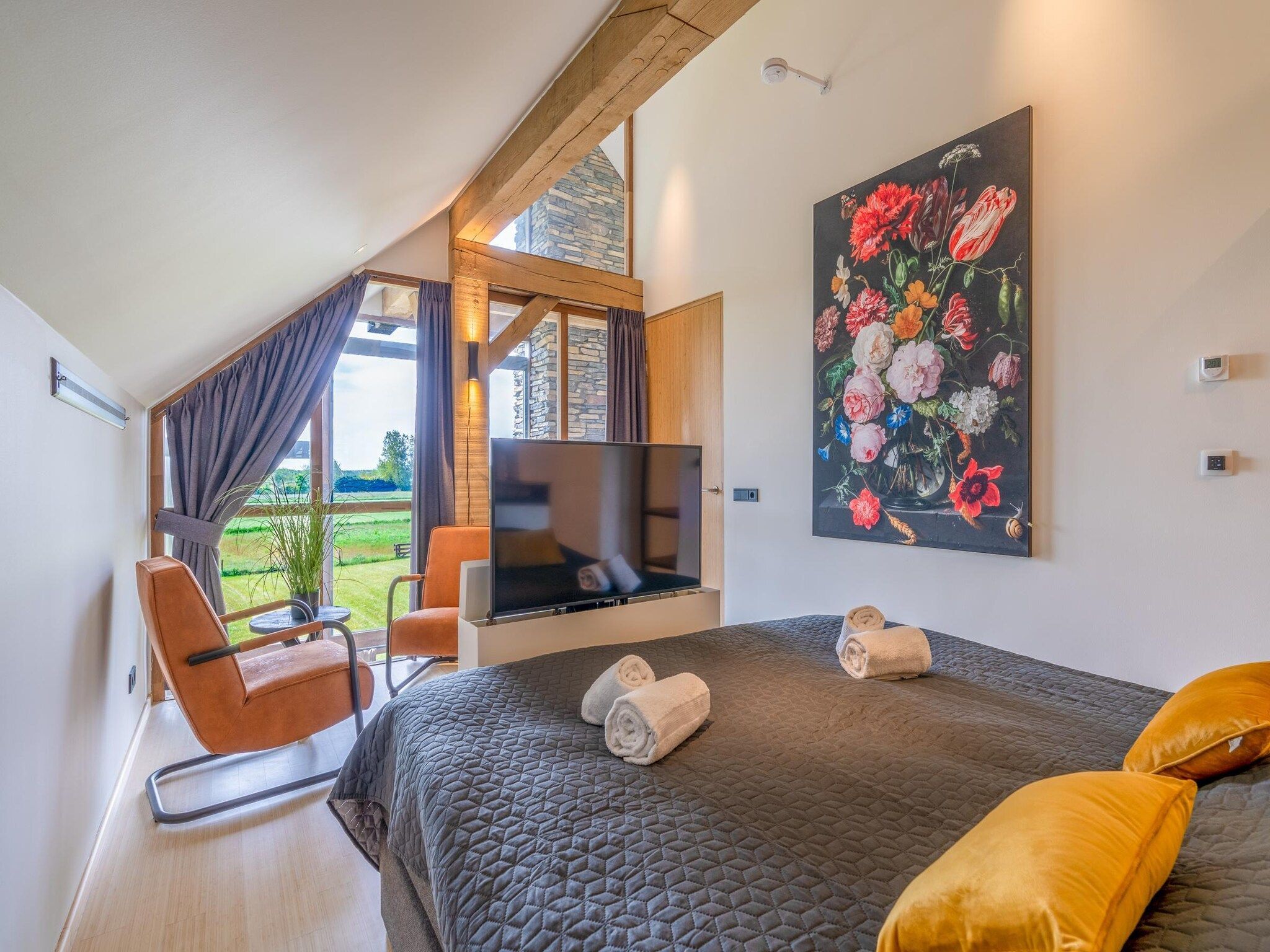 Een slaapkamer van Villa Buytenplaats 187 in De Koog