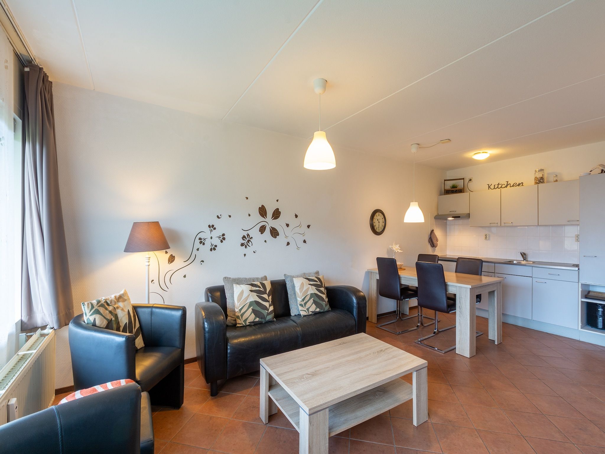De woonkamer van Beach Appartement 04 in Callantsoog