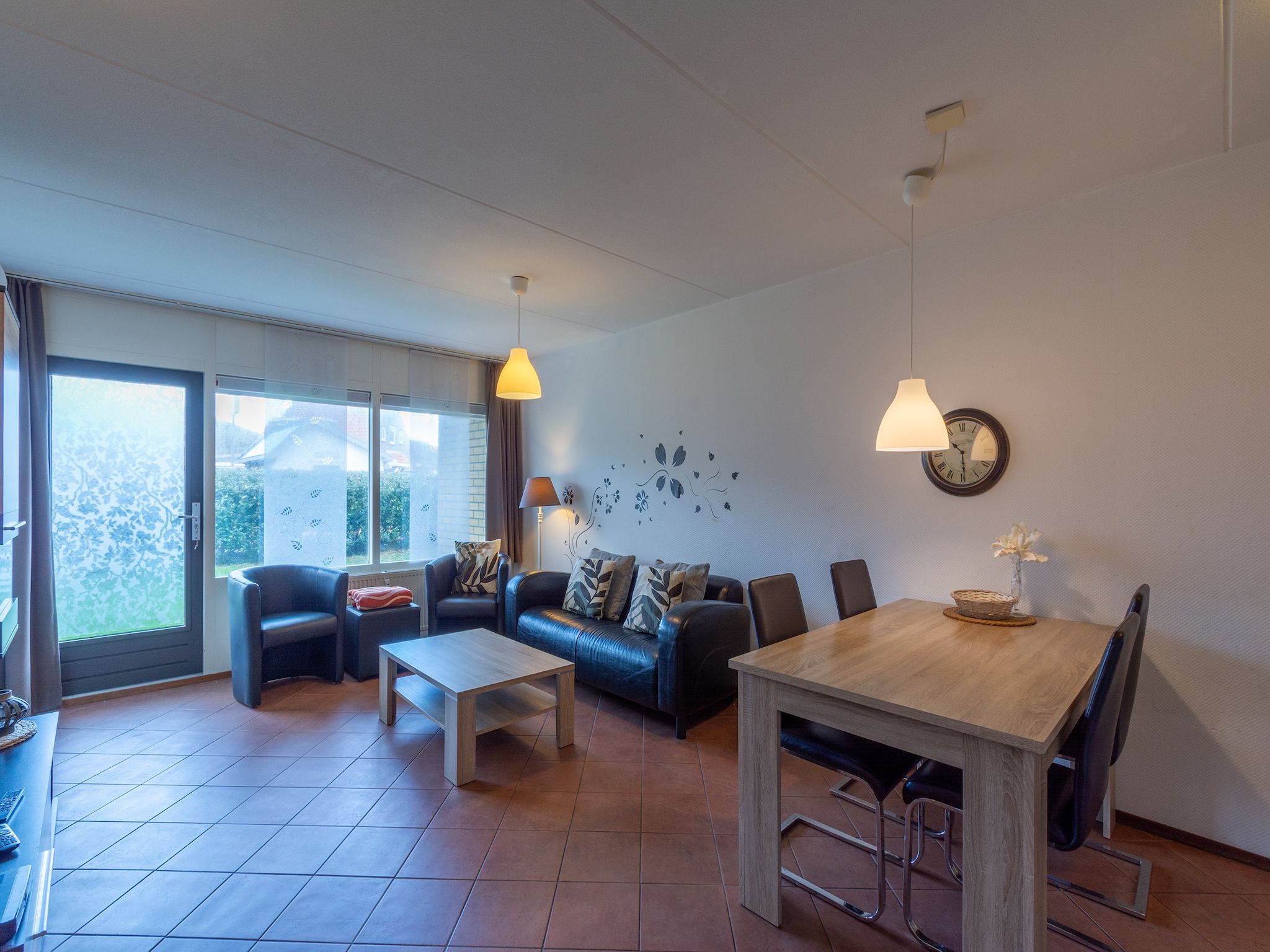 De woonkamer van Beach Appartement 04 in Callantsoog