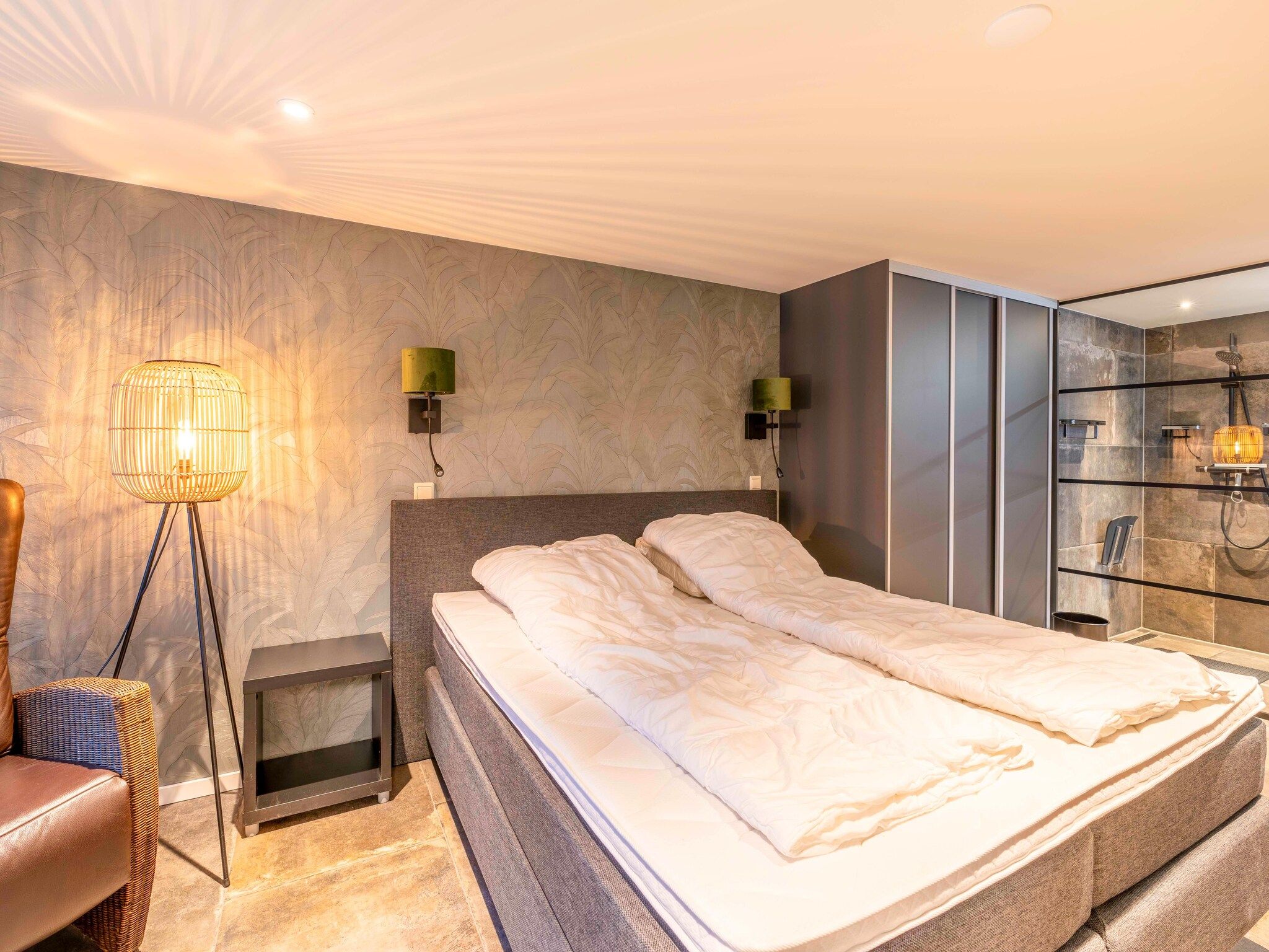 Een slaapkamer van Ruijslaan 69 - Huis Ter Duin in De Koog